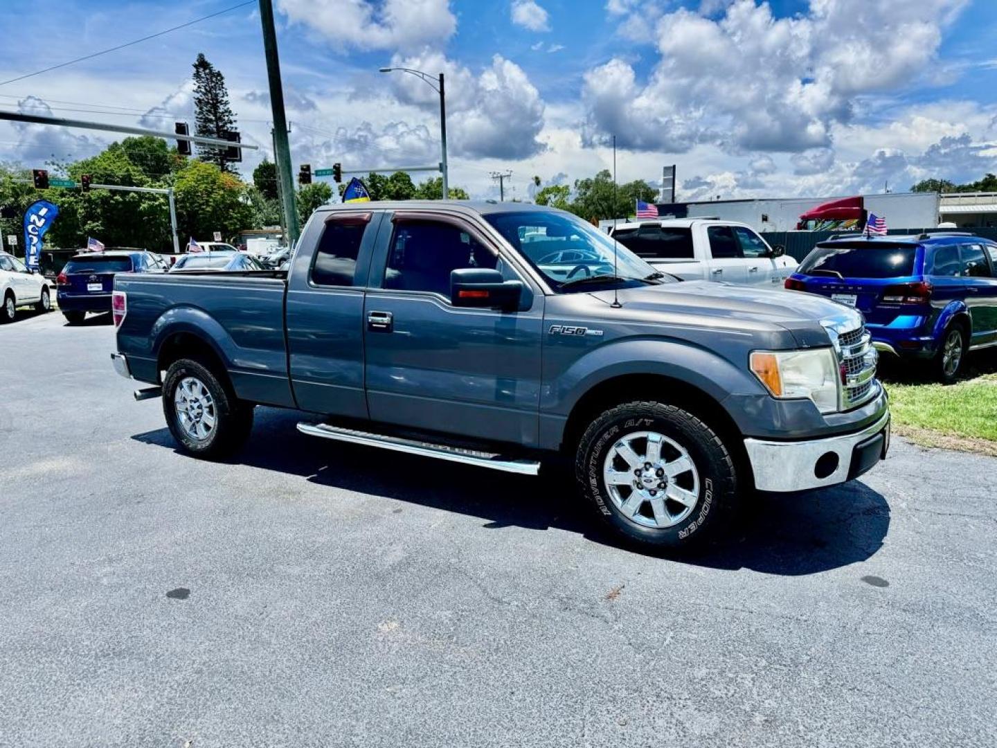 2014 GRAY FORD F150 SUPER CAB (1FTFX1CF8EK) with an 5.0L engine, Automatic transmission, located at 2929 9th St. West, Bradenton, 34205, (941) 242-2810, 27.473591, -82.570679 - Photo#0