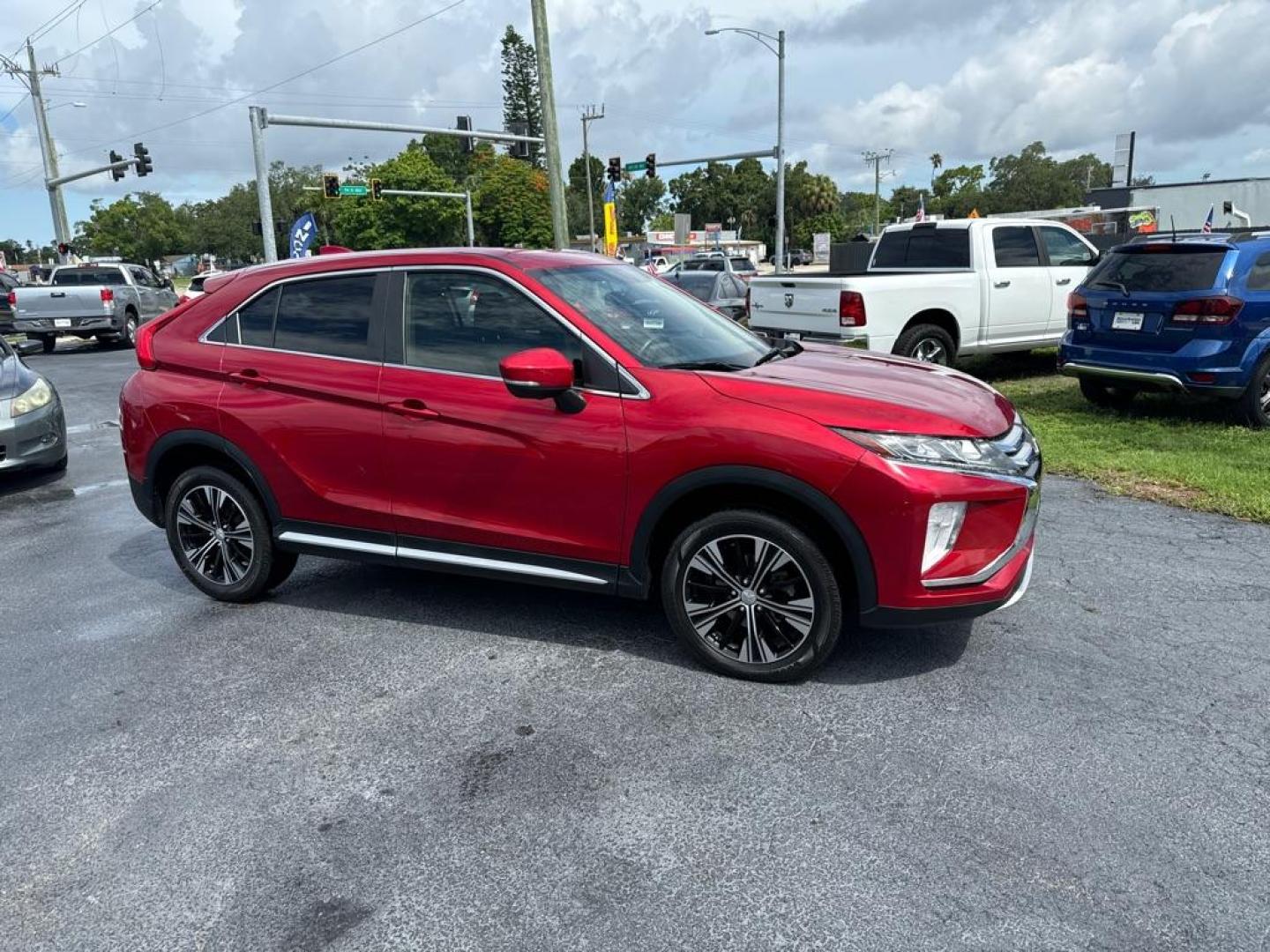 2019 RED MITSUBISHI ECLIPSE CROSS SEL (JA4AT5AA9KZ) with an 1.5L engine, Automatic transmission, located at 2929 9th St. West, Bradenton, 34205, (941) 242-2810, 27.473591, -82.570679 - Photo#1