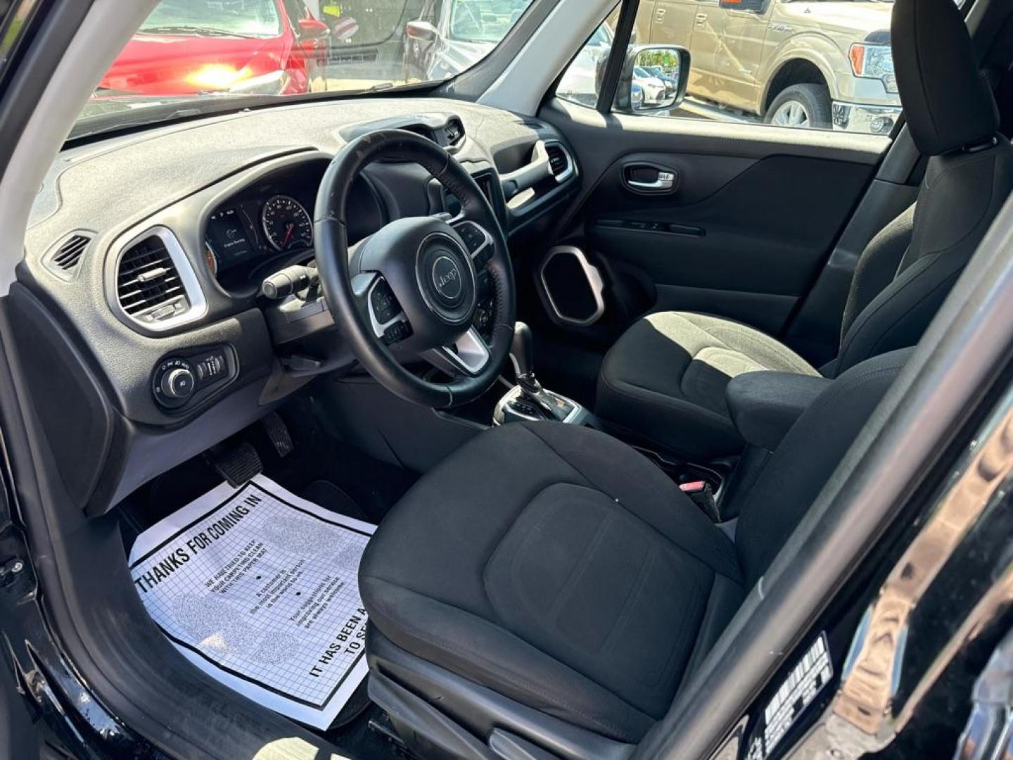 2018 BLACK JEEP RENEGADE LATITUDE (ZACCJABB7JP) with an 2.4L engine, Automatic transmission, located at 2929 9th St. West, Bradenton, 34205, (941) 242-2810, 27.473591, -82.570679 - Photo#10