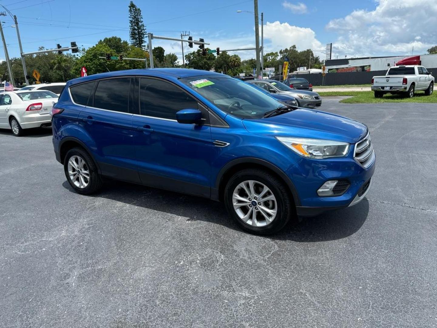 2017 BLUE FORD ESCAPE SE (1FMCU0GD8HU) with an 1.5L engine, Automatic transmission, located at 2929 9th St. West, Bradenton, 34205, (941) 242-2810, 27.473591, -82.570679 - Thanks for inquring into DriveNation USA! All vehicles listed can be viewed at www.drivenationusa.com for vehicle history reports and additonal info. We cannot quote any terms such as down payments or monthly payments without an application. You can apply directly at www.drivenationusa.com or by con - Photo#0