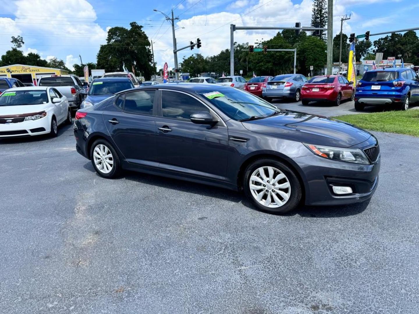 2015 GRAY KIA OPTIMA EX (5XXGN4A75FG) with an 2.4L engine, Automatic transmission, located at 2929 9th St. West, Bradenton, 34205, (941) 242-2810, 27.473591, -82.570679 - Thanks for inquring into DriveNation USA! All vehicles listed can be viewed at www.drivenationusa.com for vehicle history reports and additonal info. We cannot quote any terms such as down payments or monthly payments without an application. You can apply directly at www.drivenationusa.com or by con - Photo#0