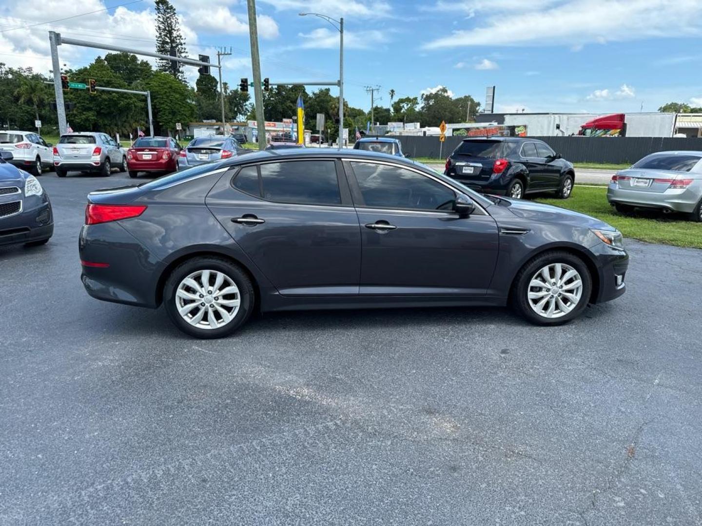 2015 GRAY KIA OPTIMA EX (5XXGN4A75FG) with an 2.4L engine, Automatic transmission, located at 2929 9th St. West, Bradenton, 34205, (941) 242-2810, 27.473591, -82.570679 - Thanks for inquring into DriveNation USA! All vehicles listed can be viewed at www.drivenationusa.com for vehicle history reports and additonal info. We cannot quote any terms such as down payments or monthly payments without an application. You can apply directly at www.drivenationusa.com or by con - Photo#7