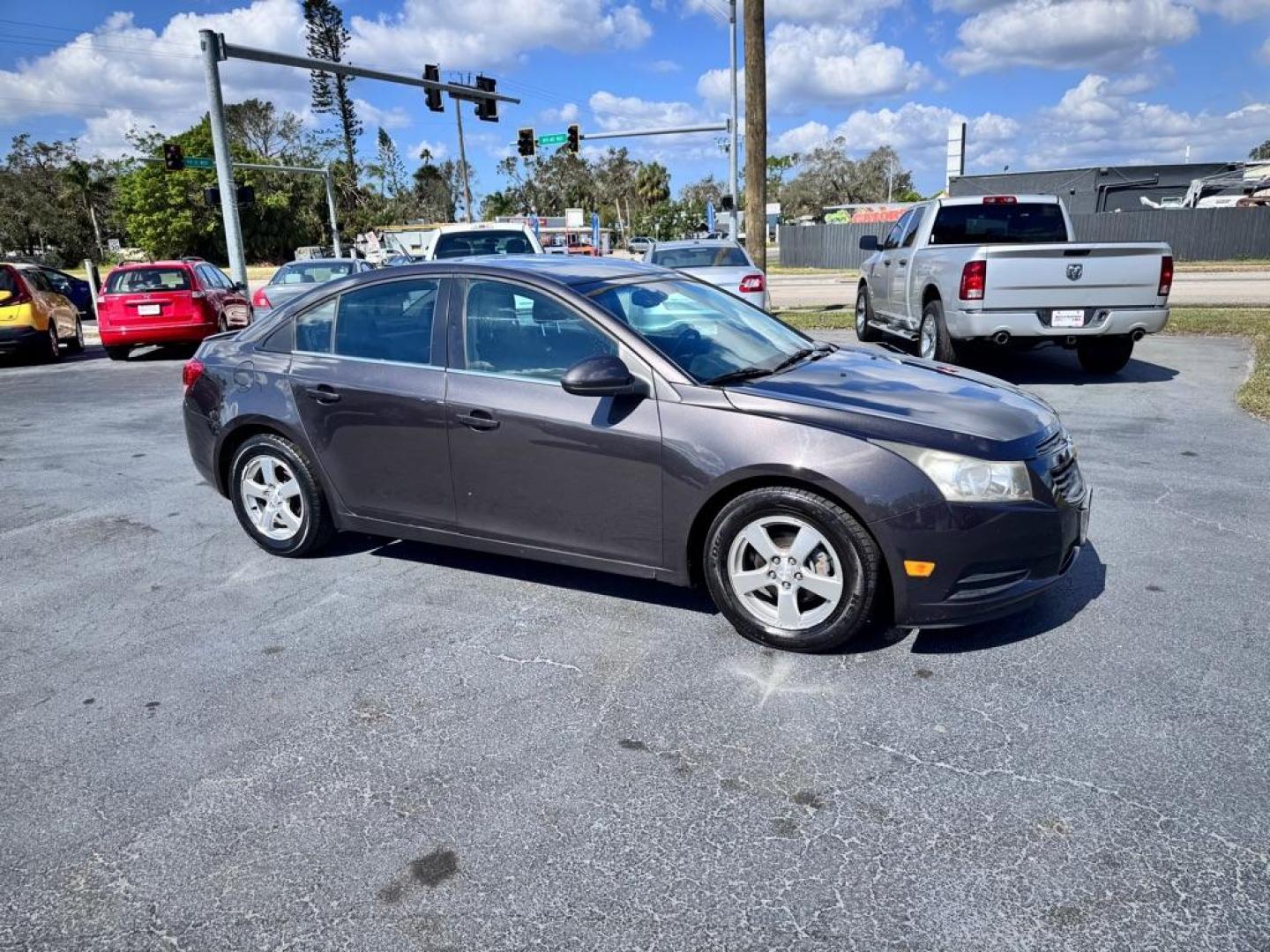 2013 GRAY CHEVROLET CRUZE LT (1G1PC5SB1D7) with an 1.4L engine, Automatic transmission, located at 2929 9th St. West, Bradenton, 34205, (941) 242-2810, 27.473591, -82.570679 - Photo#0