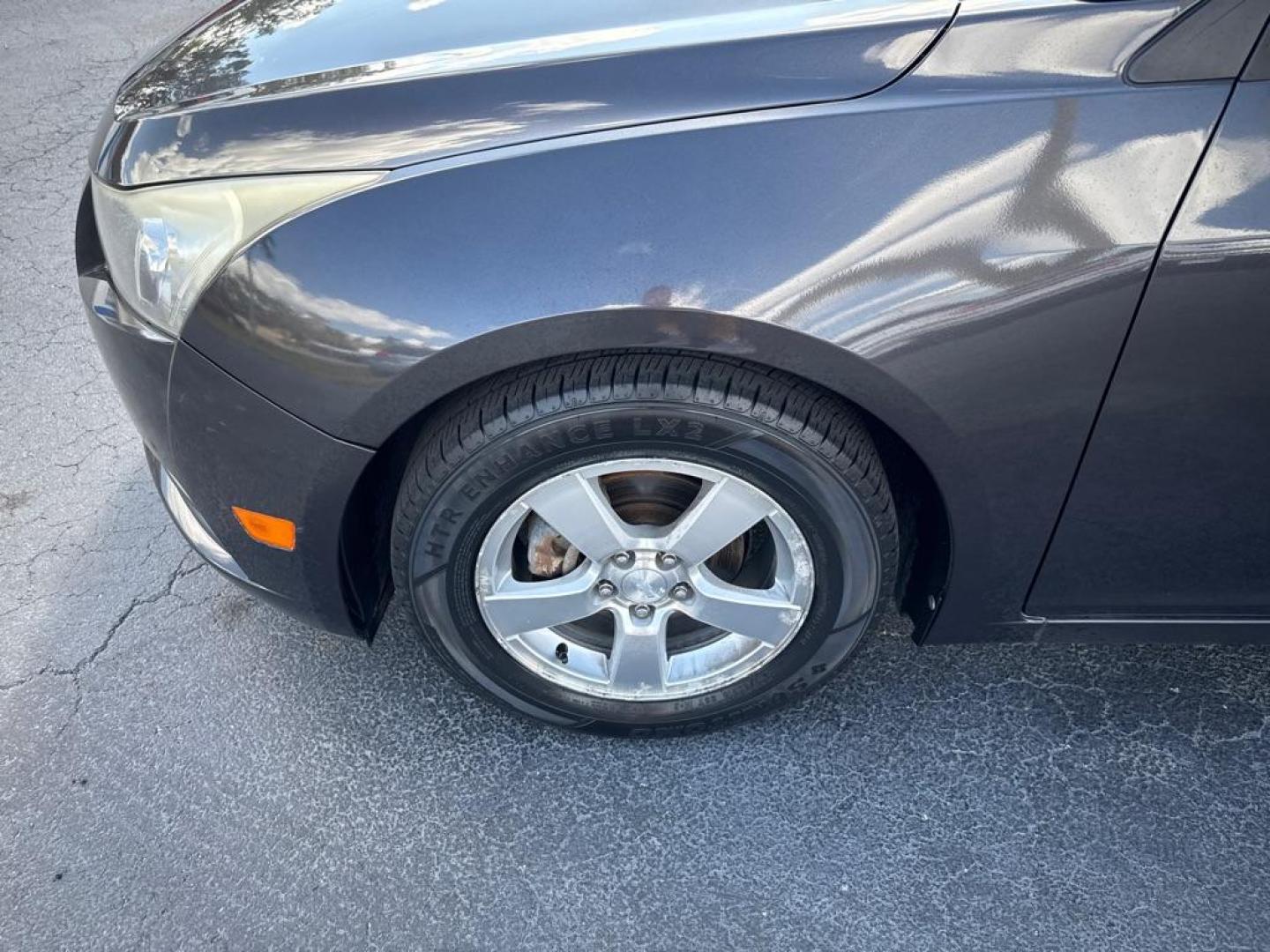 2013 GRAY CHEVROLET CRUZE LT (1G1PC5SB1D7) with an 1.4L engine, Automatic transmission, located at 2929 9th St. West, Bradenton, 34205, (941) 242-2810, 27.473591, -82.570679 - Photo#9