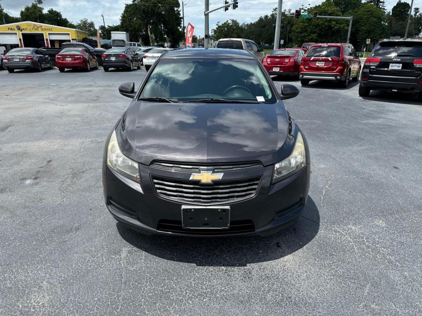 2013 GRAY CHEVROLET CRUZE LT (1G1PC5SB1D7) with an 1.4L engine, Automatic transmission, located at 2929 9th St. West, Bradenton, 34205, (941) 242-2810, 27.473591, -82.570679 - Photo#2