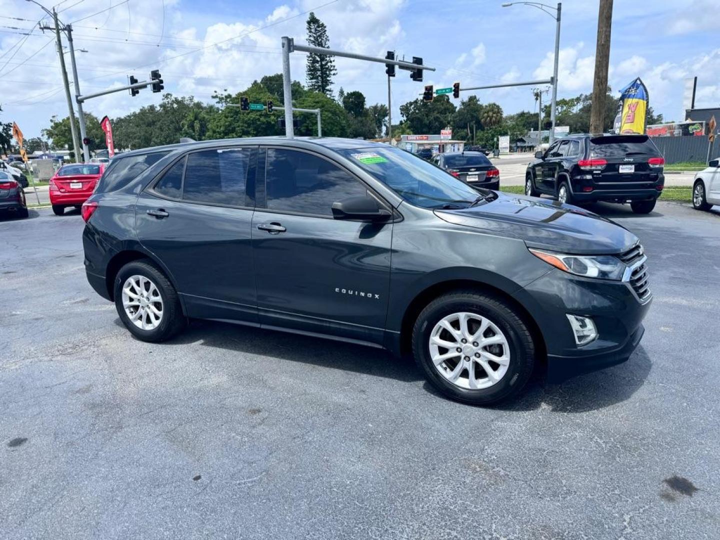 2019 GRAY CHEVROLET EQUINOX LS (3GNAXHEV7KS) with an 1.5L engine, Automatic transmission, located at 2929 9th St. West, Bradenton, 34205, (941) 242-2810, 27.473591, -82.570679 - Photo#0