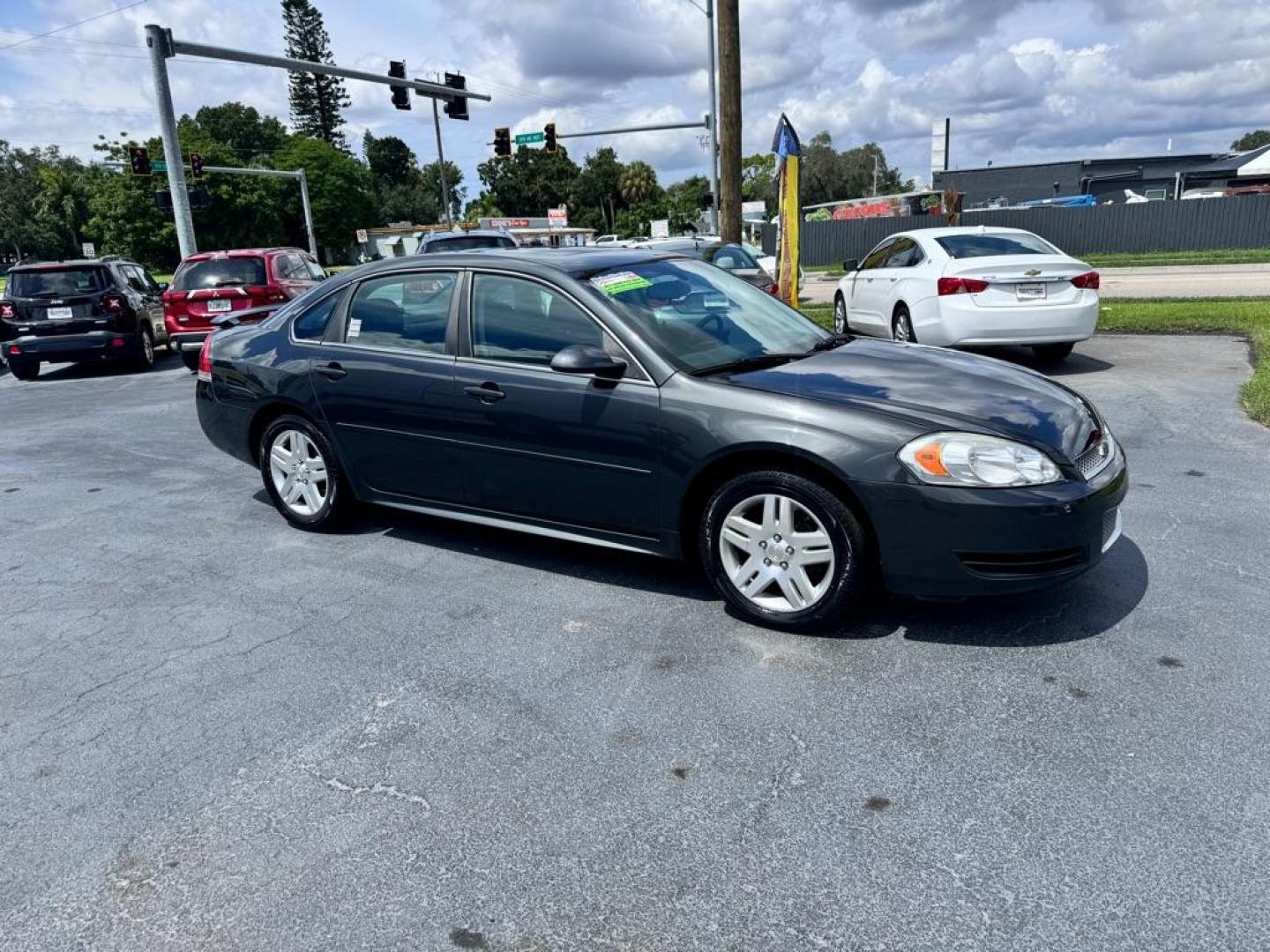 2014 GRAY CHEVROLET IMPALA LIMITED LT (2G1WB5E31E1) with an 3.6L engine, Automatic transmission, located at 2929 9th St. West, Bradenton, 34205, (941) 242-2810, 27.473591, -82.570679 - Photo#0