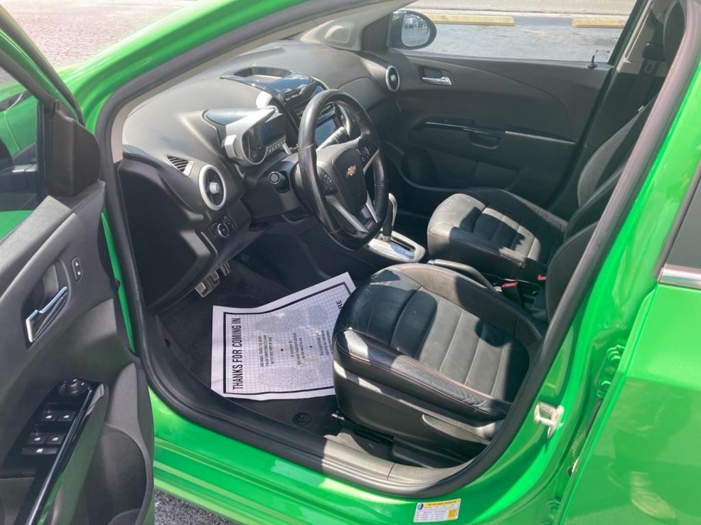 2014 GREEN CHEVROLET SONIC RS (1G1JG6SB2E4) with an 1.4L engine, Automatic transmission, located at 2929 9th St. West, Bradenton, 34205, (941) 242-2810, 27.473591, -82.570679 - Thanks for inquring into DriveNation USA! All vehicles listed can be viewed at www.drivenationusa.com for vehicle history reports and additonal info. We cannot quote any terms such as down payments or monthly payments without an application. You can apply directly at www.drivenationusa.com or by con - Photo#11