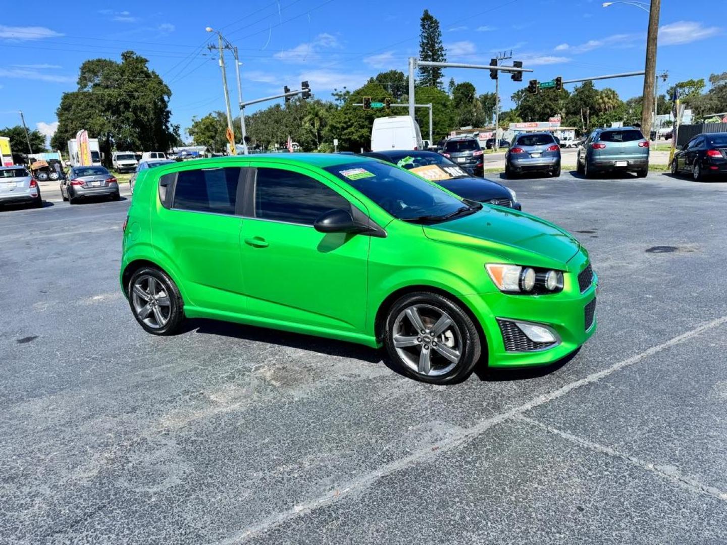 2014 GREEN CHEVROLET SONIC RS (1G1JG6SB2E4) with an 1.4L engine, Automatic transmission, located at 2929 9th St. West, Bradenton, 34205, (941) 242-2810, 27.473591, -82.570679 - Thanks for inquring into DriveNation USA! All vehicles listed can be viewed at www.drivenationusa.com for vehicle history reports and additonal info. We cannot quote any terms such as down payments or monthly payments without an application. You can apply directly at www.drivenationusa.com or by con - Photo#14