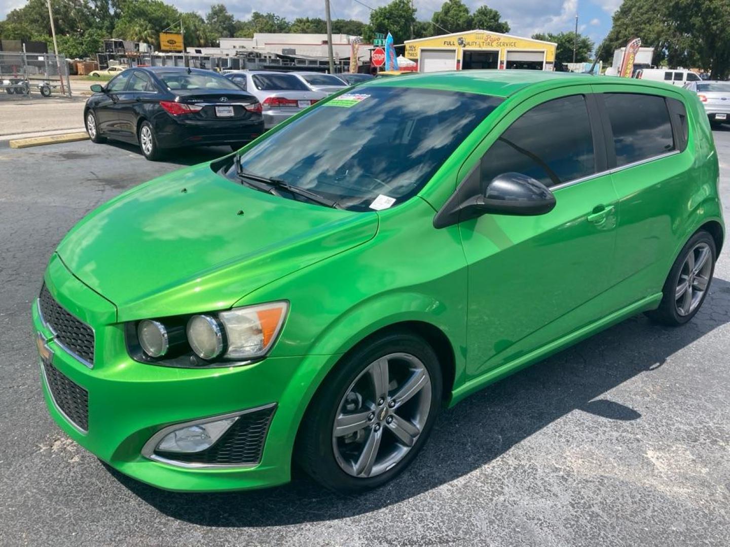 2014 GREEN CHEVROLET SONIC RS (1G1JG6SB2E4) with an 1.4L engine, Automatic transmission, located at 2929 9th St. West, Bradenton, 34205, (941) 242-2810, 27.473591, -82.570679 - Thanks for inquring into DriveNation USA! All vehicles listed can be viewed at www.drivenationusa.com for vehicle history reports and additonal info. We cannot quote any terms such as down payments or monthly payments without an application. You can apply directly at www.drivenationusa.com or by con - Photo#8