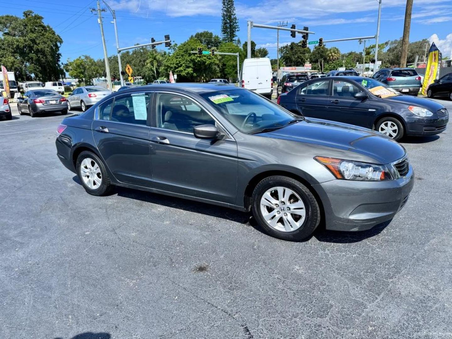 2010 GRAY HONDA ACCORD LXP (1HGCP2F40AA) with an 2.4L engine, Automatic transmission, located at 2929 9th St. West, Bradenton, 34205, (941) 242-2810, 27.473591, -82.570679 - Photo#0