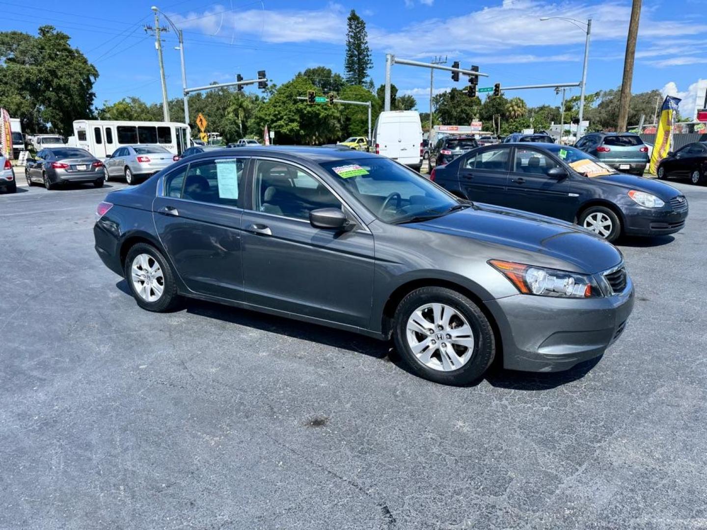 2010 GRAY HONDA ACCORD LXP (1HGCP2F40AA) with an 2.4L engine, Automatic transmission, located at 2929 9th St. West, Bradenton, 34205, (941) 242-2810, 27.473591, -82.570679 - Photo#2