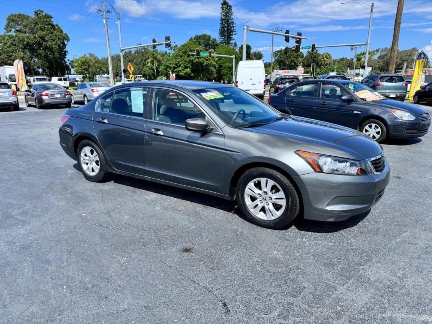 2010 GRAY HONDA ACCORD LXP (1HGCP2F40AA) with an 2.4L engine, Automatic transmission, located at 2929 9th St. West, Bradenton, 34205, (941) 242-2810, 27.473591, -82.570679 - Photo#3