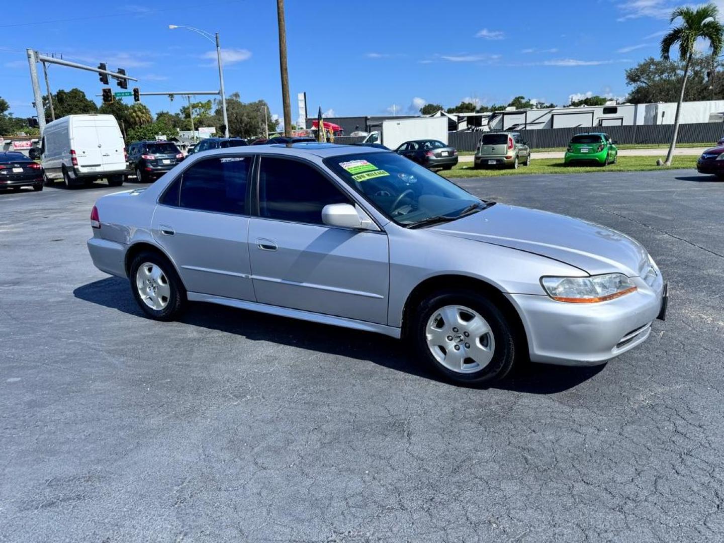 2002 SILVER HONDA ACCORD EX (1HGCG16572A) with an 3.0L engine, Automatic transmission, located at 2929 9th St. West, Bradenton, 34205, (941) 242-2810, 27.473591, -82.570679 - Photo#0