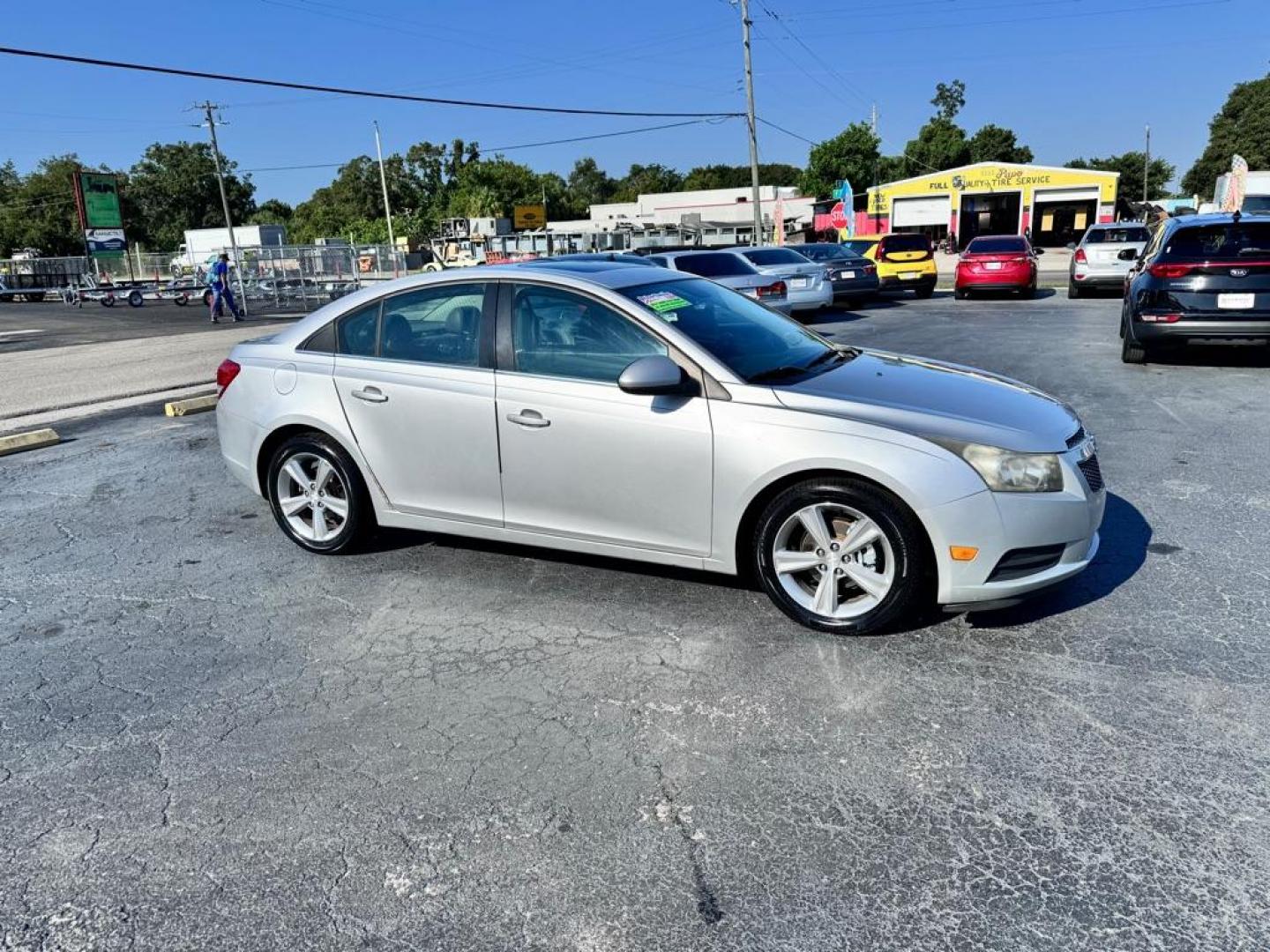 2014 SILVER CHEVROLET CRUZE LT (1G1PE5SB8E7) with an 1.4L engine, Automatic transmission, located at 2929 9th St. West, Bradenton, 34205, (941) 242-2810, 27.473591, -82.570679 - Thanks for inquring into DriveNation USA! All vehicles listed can be viewed at www.drivenationusa.com for vehicle history reports and additonal info. We cannot quote any terms such as down payments or monthly payments without an application. You can apply directly at www.drivenationusa.com or by con - Photo#0