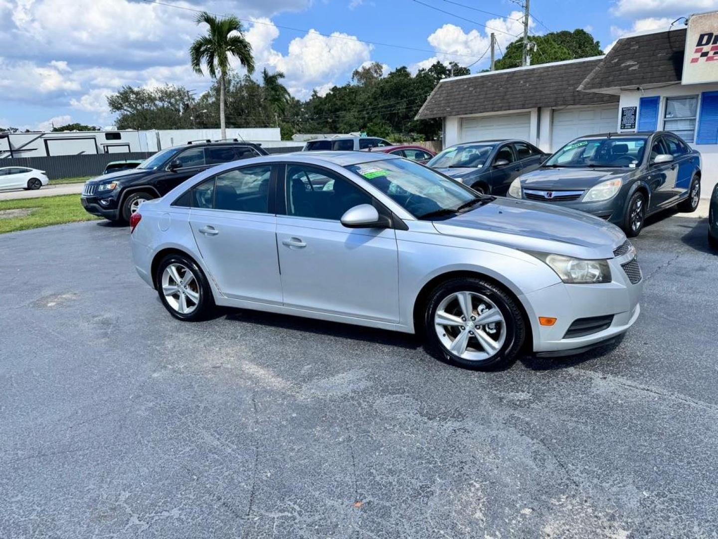 2014 SILVER CHEVROLET CRUZE LT (1G1PE5SB8E7) with an 1.4L engine, Automatic transmission, located at 2929 9th St. West, Bradenton, 34205, (941) 242-2810, 27.473591, -82.570679 - Thanks for inquring into DriveNation USA! All vehicles listed can be viewed at www.drivenationusa.com for vehicle history reports and additonal info. We cannot quote any terms such as down payments or monthly payments without an application. You can apply directly at www.drivenationusa.com or by con - Photo#1