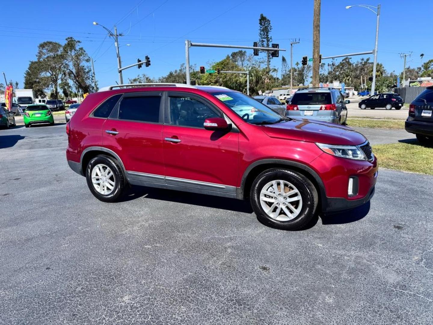 2014 RED KIA SORENTO LX (5XYKT3A61EG) with an 2.4L engine, Automatic transmission, located at 2929 9th St. West, Bradenton, 34205, (941) 242-2810, 27.473591, -82.570679 - Thanks for inquring into DriveNation USA! All vehicles listed can be viewed at www.drivenationusa.com for vehicle history reports and additonal info. We cannot quote any terms such as down payments or monthly payments without an application. You can apply directly at www.drivenationusa.com or by con - Photo#0