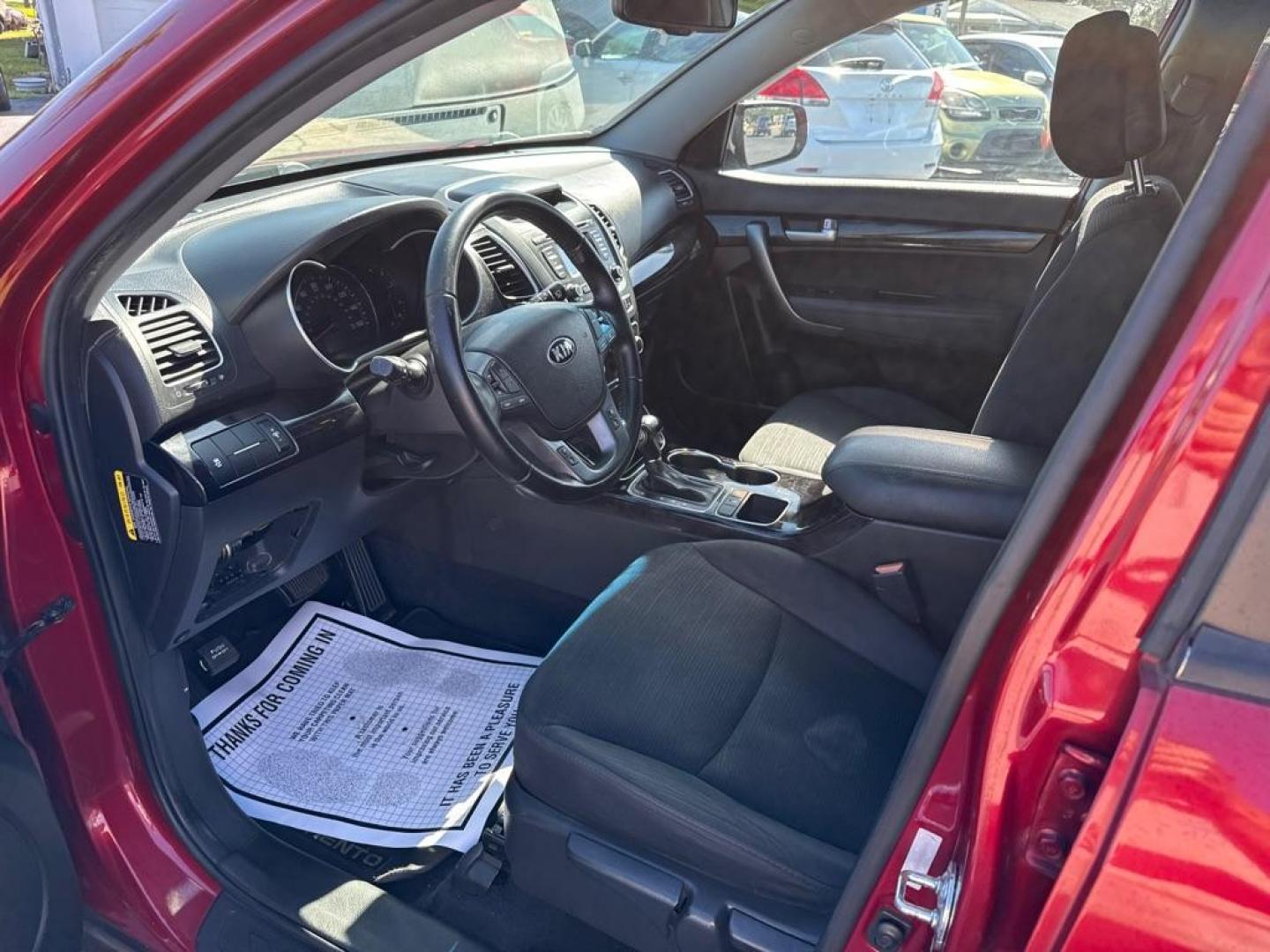 2014 RED KIA SORENTO LX (5XYKT3A61EG) with an 2.4L engine, Automatic transmission, located at 2929 9th St. West, Bradenton, 34205, (941) 242-2810, 27.473591, -82.570679 - Thanks for inquring into DriveNation USA! All vehicles listed can be viewed at www.drivenationusa.com for vehicle history reports and additonal info. We cannot quote any terms such as down payments or monthly payments without an application. You can apply directly at www.drivenationusa.com or by con - Photo#9