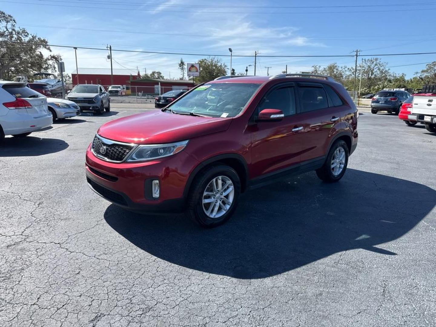 2014 RED KIA SORENTO LX (5XYKT3A61EG) with an 2.4L engine, Automatic transmission, located at 2929 9th St. West, Bradenton, 34205, (941) 242-2810, 27.473591, -82.570679 - Thanks for inquring into DriveNation USA! All vehicles listed can be viewed at www.drivenationusa.com for vehicle history reports and additonal info. We cannot quote any terms such as down payments or monthly payments without an application. You can apply directly at www.drivenationusa.com or by con - Photo#3