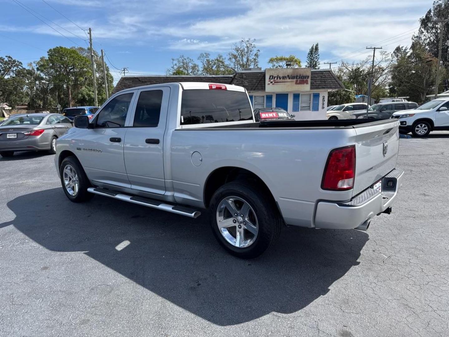 2012 SILVER DODGE RAM 1500 SLT (1C6RD6FT0CS) with an 5.7L engine, Automatic transmission - Photo#5