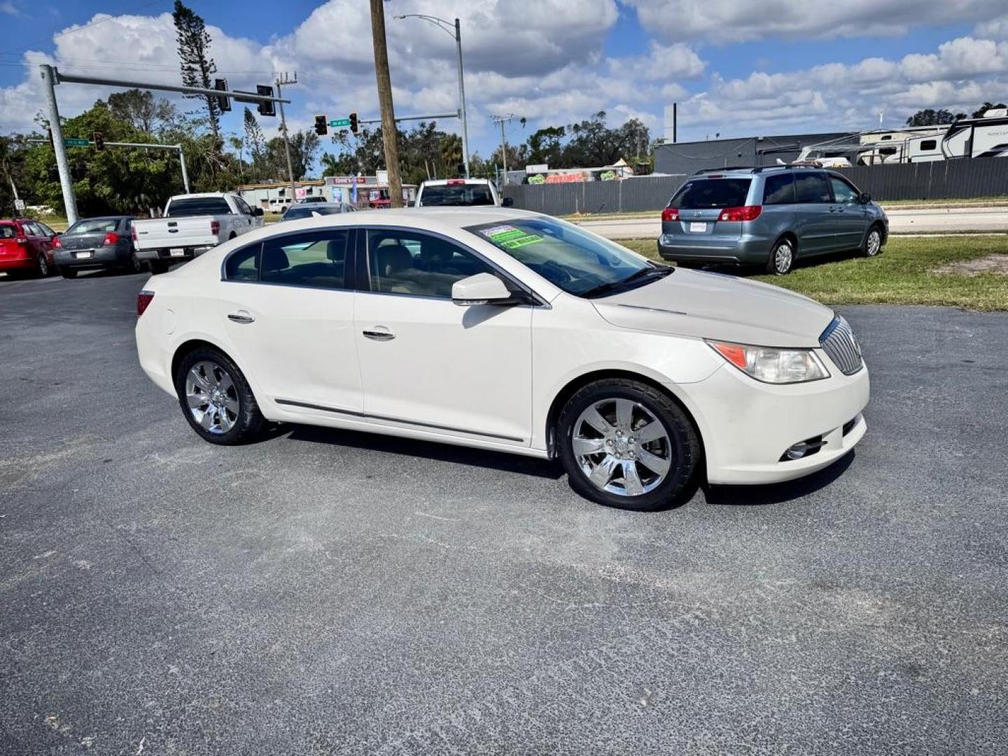 2011 WHITE BUICK LACROSSE CXL (1G4GC5ED2BF) with an 3.6L engine, Automatic transmission - Thanks for inquring into DriveNation USA! All vehicles listed can be viewed at www.drivenationusa.com for vehicle history reports and additonal info. We cannot quote any terms such as down payments or monthly payments without an application. You can apply directly at www.drivenationusa.com or by con - Photo#1