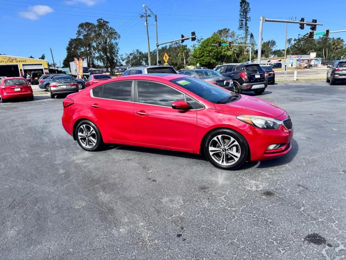 2016 RED KIA FORTE EX (KNAFZ4A84G5) with an 2.0L engine, Automatic transmission, located at 2929 9th St. West, Bradenton, 34205, (941) 242-2810, 27.473591, -82.570679 - Thanks for inquring into DriveNation USA! All vehicles listed can be viewed at www.drivenationusa.com for vehicle history reports and additonal info. We cannot quote any terms such as down payments or monthly payments without an application. You can apply directly at www.drivenationusa.com or by con - Photo#0