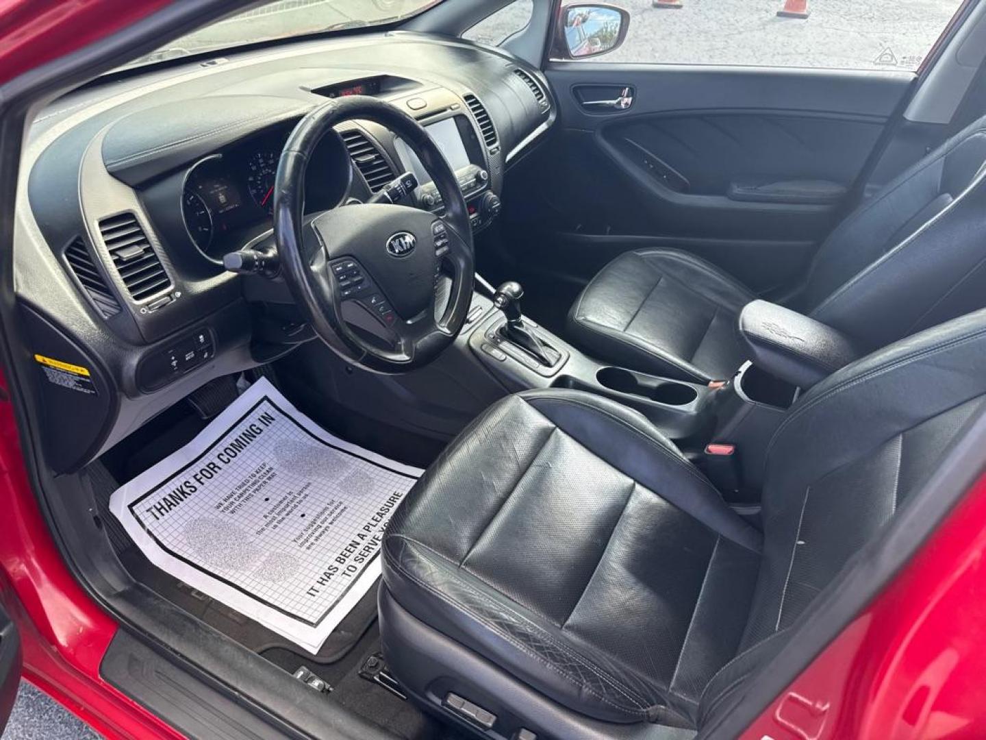 2016 RED KIA FORTE EX (KNAFZ4A84G5) with an 2.0L engine, Automatic transmission, located at 2929 9th St. West, Bradenton, 34205, (941) 242-2810, 27.473591, -82.570679 - Thanks for inquring into DriveNation USA! All vehicles listed can be viewed at www.drivenationusa.com for vehicle history reports and additonal info. We cannot quote any terms such as down payments or monthly payments without an application. You can apply directly at www.drivenationusa.com or by con - Photo#11