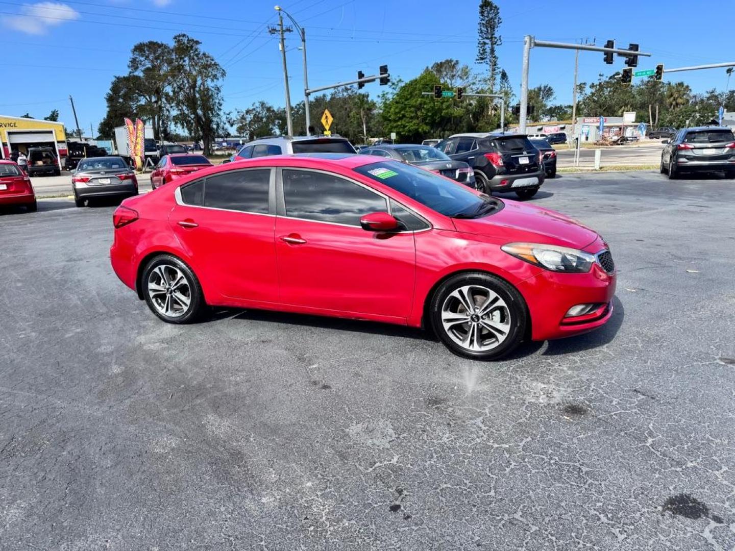 2016 RED KIA FORTE EX (KNAFZ4A84G5) with an 2.0L engine, Automatic transmission, located at 2929 9th St. West, Bradenton, 34205, (941) 242-2810, 27.473591, -82.570679 - Thanks for inquring into DriveNation USA! All vehicles listed can be viewed at www.drivenationusa.com for vehicle history reports and additonal info. We cannot quote any terms such as down payments or monthly payments without an application. You can apply directly at www.drivenationusa.com or by con - Photo#1