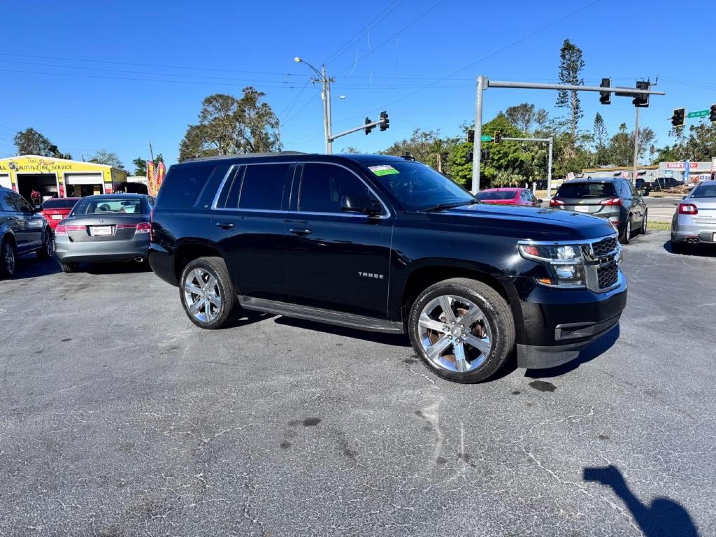 2016 BLACK CHEVROLET TAHOE 1500 LTZ (1GNSCBKC7GR) with an 5.3L engine, Automatic transmission, located at 2929 9th St. West, Bradenton, 34205, (941) 242-2810, 27.473591, -82.570679 - Thanks for inquring into DriveNation USA! All vehicles listed can be viewed at www.drivenationusa.com for vehicle history reports and additonal info. We cannot quote any terms such as down payments or monthly payments without an application. You can apply directly at www.drivenationusa.com or by con - Photo#1