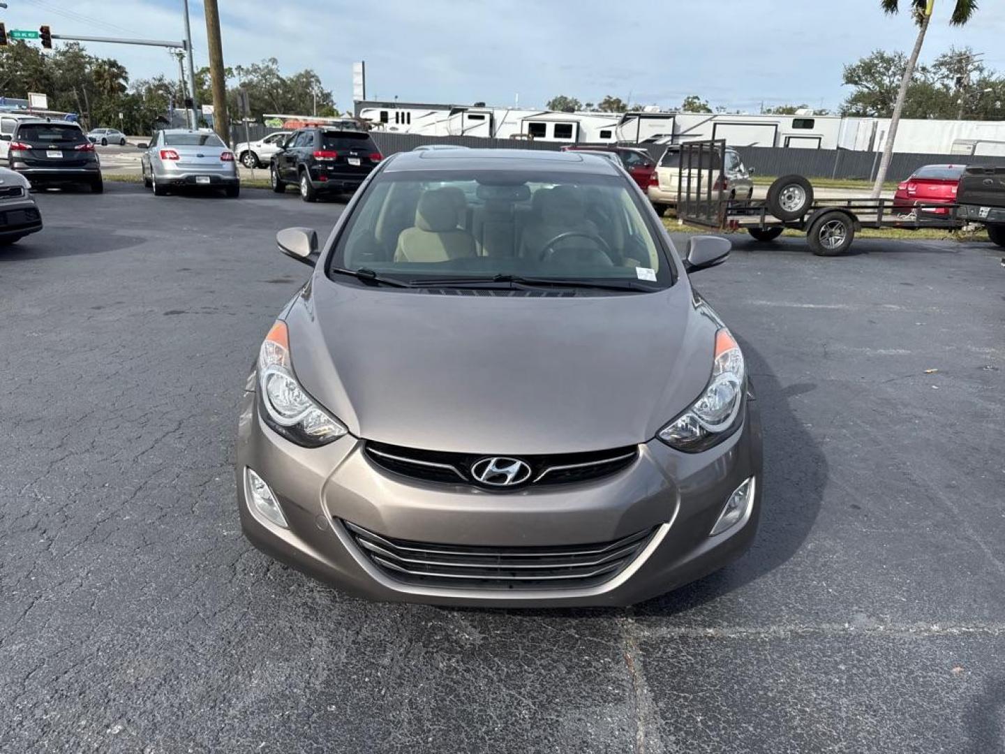 2012 TAN HYUNDAI ELANTRA GLS (5NPDH4AE2CH) with an 1.8L engine, Automatic transmission, located at 2929 9th St. West, Bradenton, 34205, (941) 242-2810, 27.473591, -82.570679 - Thanks for inquring into DriveNation USA! All vehicles listed can be viewed at www.drivenationusa.com for vehicle history reports and additonal info. We cannot quote any terms such as down payments or monthly payments without an application. You can apply directly at www.drivenationusa.com or by con - Photo#2