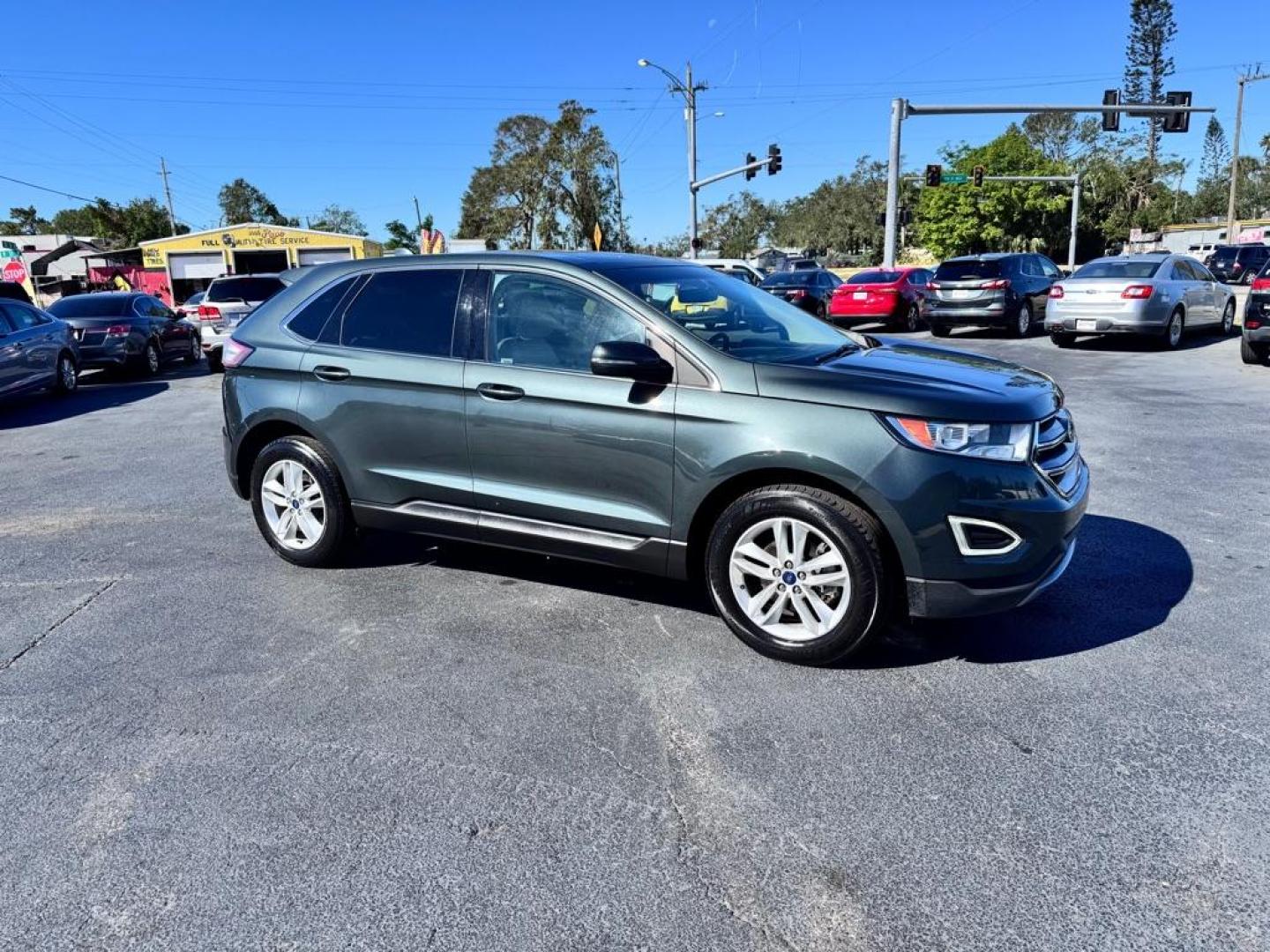 2015 GRAY FORD EDGE SEL (2FMTK3J83FB) with an 3.5L engine, Automatic transmission, located at 2929 9th St. West, Bradenton, 34205, (941) 242-2810, 27.473591, -82.570679 - Thanks for inquring into DriveNation USA! All vehicles listed can be viewed at www.drivenationusa.com for vehicle history reports and additonal info. We cannot quote any terms such as down payments or monthly payments without an application. You can apply directly at www.drivenationusa.com or by con - Photo#0