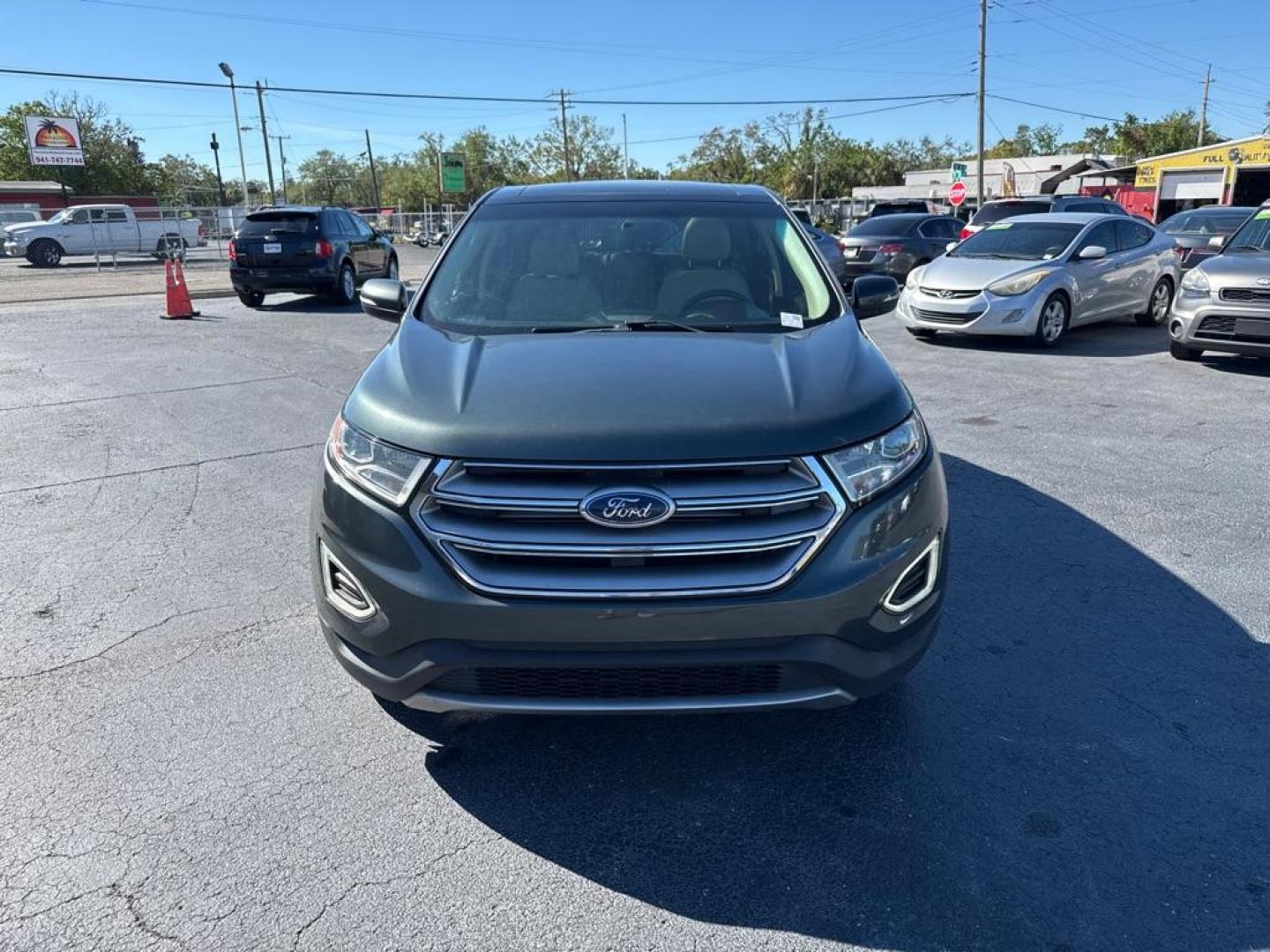 2015 GRAY FORD EDGE SEL (2FMTK3J83FB) with an 3.5L engine, Automatic transmission, located at 2929 9th St. West, Bradenton, 34205, (941) 242-2810, 27.473591, -82.570679 - Thanks for inquring into DriveNation USA! All vehicles listed can be viewed at www.drivenationusa.com for vehicle history reports and additonal info. We cannot quote any terms such as down payments or monthly payments without an application. You can apply directly at www.drivenationusa.com or by con - Photo#2