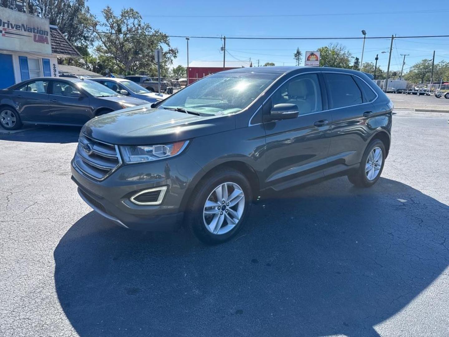 2015 GRAY FORD EDGE SEL (2FMTK3J83FB) with an 3.5L engine, Automatic transmission, located at 2929 9th St. West, Bradenton, 34205, (941) 242-2810, 27.473591, -82.570679 - Thanks for inquring into DriveNation USA! All vehicles listed can be viewed at www.drivenationusa.com for vehicle history reports and additonal info. We cannot quote any terms such as down payments or monthly payments without an application. You can apply directly at www.drivenationusa.com or by con - Photo#3