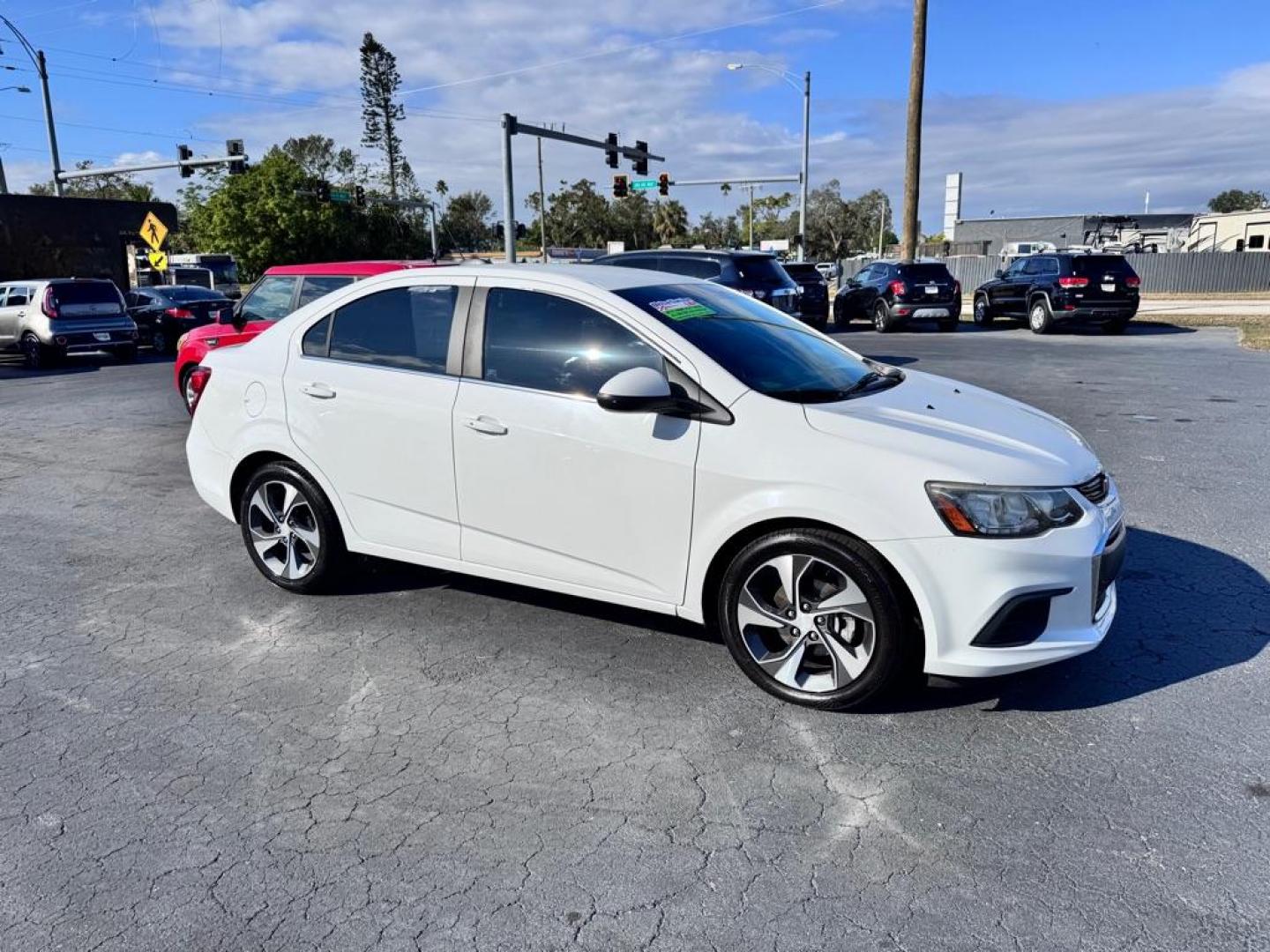 2017 WHITE CHEVROLET SONIC PREMIER (1G1JF5SB6H4) with an 1.4L engine, Automatic transmission, located at 2929 9th St. West, Bradenton, 34205, (941) 242-2810, 27.473591, -82.570679 - Thanks for inquring into DriveNation USA! All vehicles listed can be viewed at www.drivenationusa.com for vehicle history reports and additonal info. We cannot quote any terms such as down payments or monthly payments without an application. You can apply directly at www.drivenationusa.com or by con - Photo#1