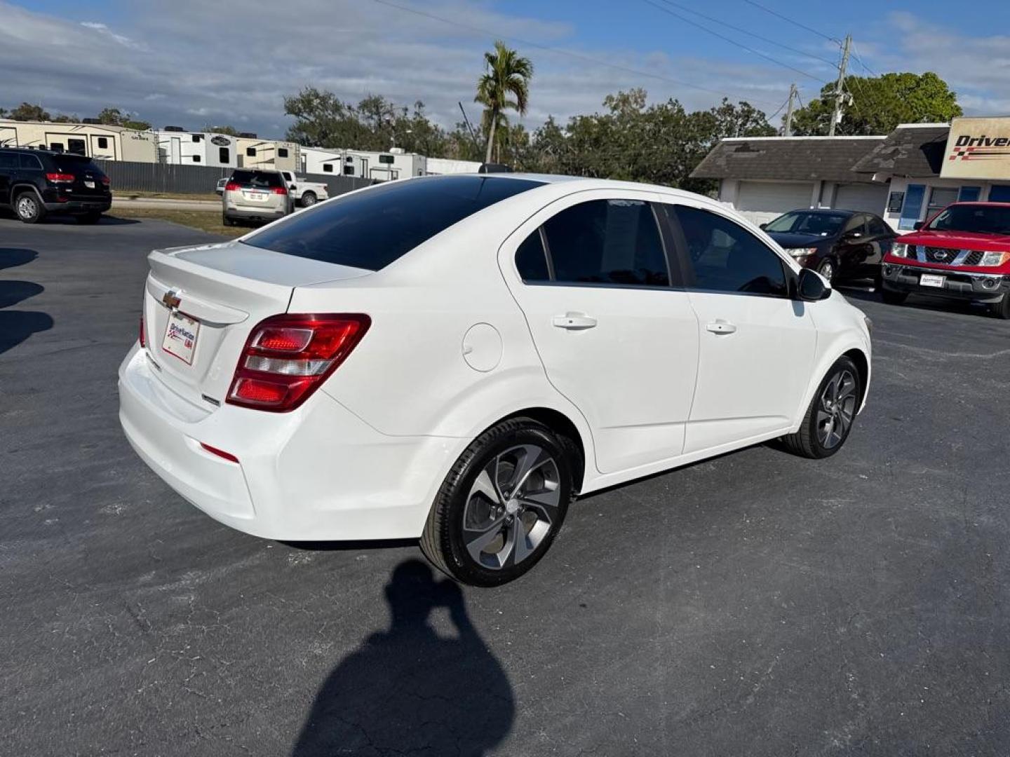 2017 WHITE CHEVROLET SONIC PREMIER (1G1JF5SB6H4) with an 1.4L engine, Automatic transmission, located at 2929 9th St. West, Bradenton, 34205, (941) 242-2810, 27.473591, -82.570679 - Thanks for inquring into DriveNation USA! All vehicles listed can be viewed at www.drivenationusa.com for vehicle history reports and additonal info. We cannot quote any terms such as down payments or monthly payments without an application. You can apply directly at www.drivenationusa.com or by con - Photo#6