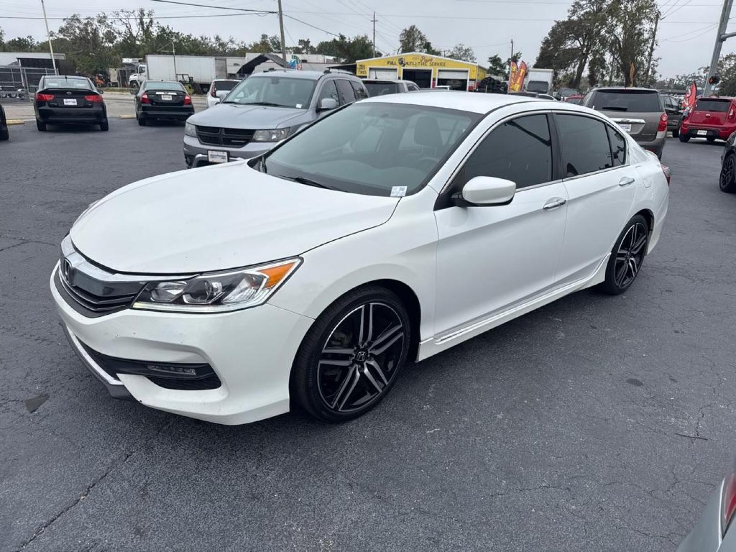 2017 WHITE HONDA ACCORD SPORT SPECIAL EDITION (1HGCR2F14HA) with an 2.4L engine, Continuously Variable transmission, located at 2929 9th St. West, Bradenton, 34205, (941) 242-2810, 27.473591, -82.570679 - Thanks for inquring into DriveNation USA! All vehicles listed can be viewed at www.drivenationusa.com for vehicle history reports and additonal info. We cannot quote any terms such as down payments or monthly payments without an application. You can apply directly at www.drivenationusa.com or by con - Photo#3