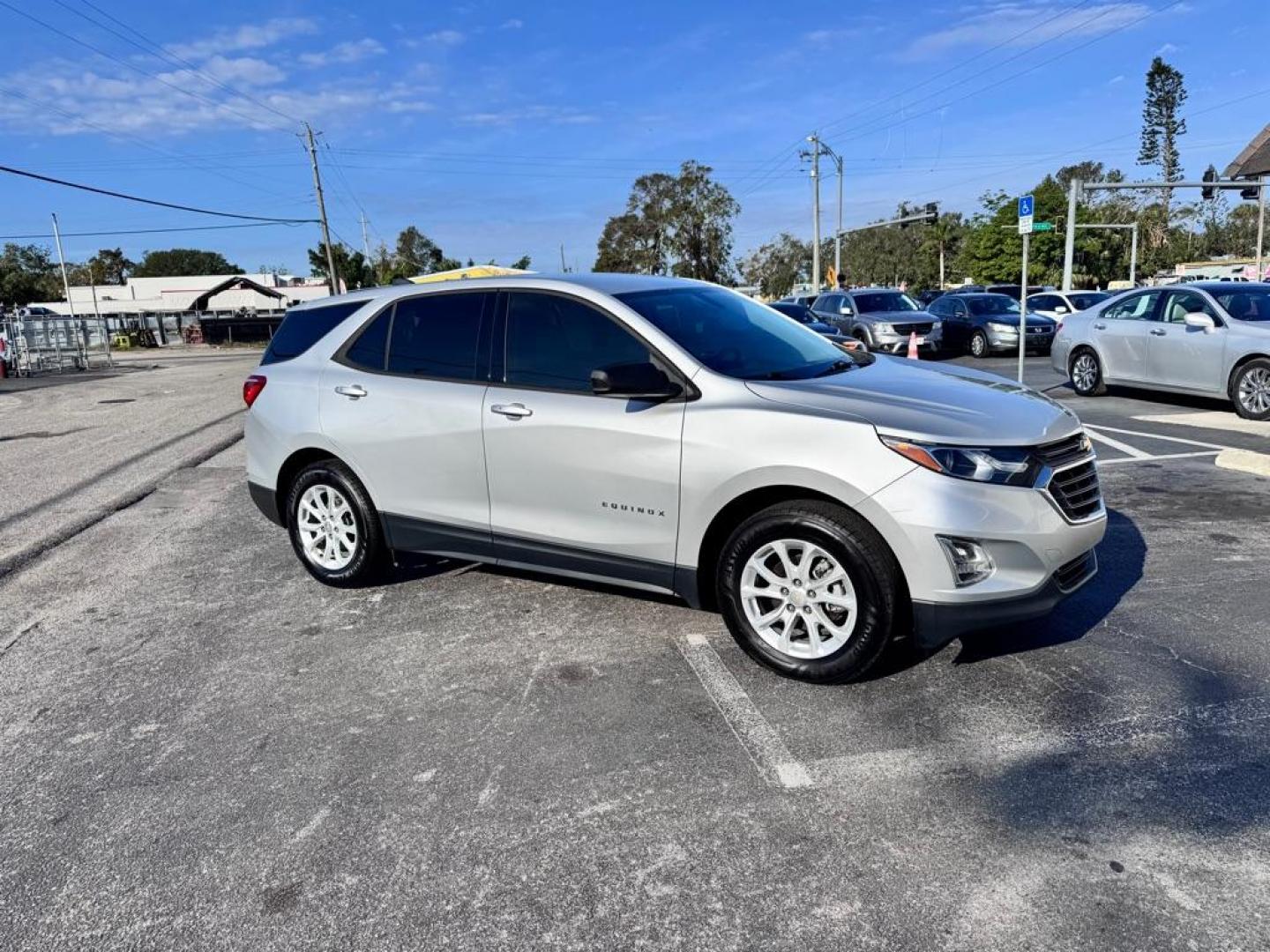 2019 SILVER CHEVROLET EQUINOX LS (2GNAXHEV5K6) with an 1.5L engine, Automatic transmission, located at 2929 9th St. West, Bradenton, 34205, (941) 242-2810, 27.473591, -82.570679 - Photo#1