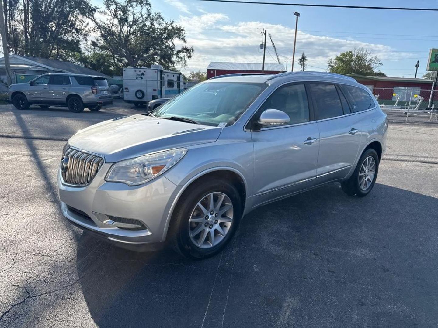 2015 SILVER BUICK ENCLAVE CXL (5GAKRBKD8FJ) with an 3.6L engine, Automatic transmission, located at 2929 9th St. West, Bradenton, 34205, (941) 242-2810, 27.473591, -82.570679 - Thanks for inquring into DriveNation USA! All vehicles listed can be viewed at www.drivenationusa.com for vehicle history reports and additonal info. We cannot quote any terms such as down payments or monthly payments without an application. You can apply directly at www.drivenationusa.com or by con - Photo#3