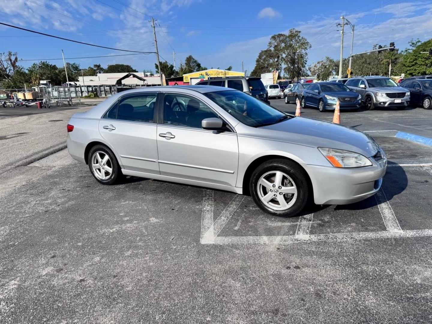 2005 SILVER HONDA ACCORD EX (1HGCM56835A) with an 2.4L engine, Automatic transmission, located at 2929 9th St. West, Bradenton, 34205, (941) 242-2810, 27.473591, -82.570679 - Thanks for inquring into DriveNation USA! All vehicles listed can be viewed at www.drivenationusa.com for vehicle history reports and additonal info. We cannot quote any terms such as down payments or monthly payments without an application. You can apply directly at www.drivenationusa.com or by con - Photo#0