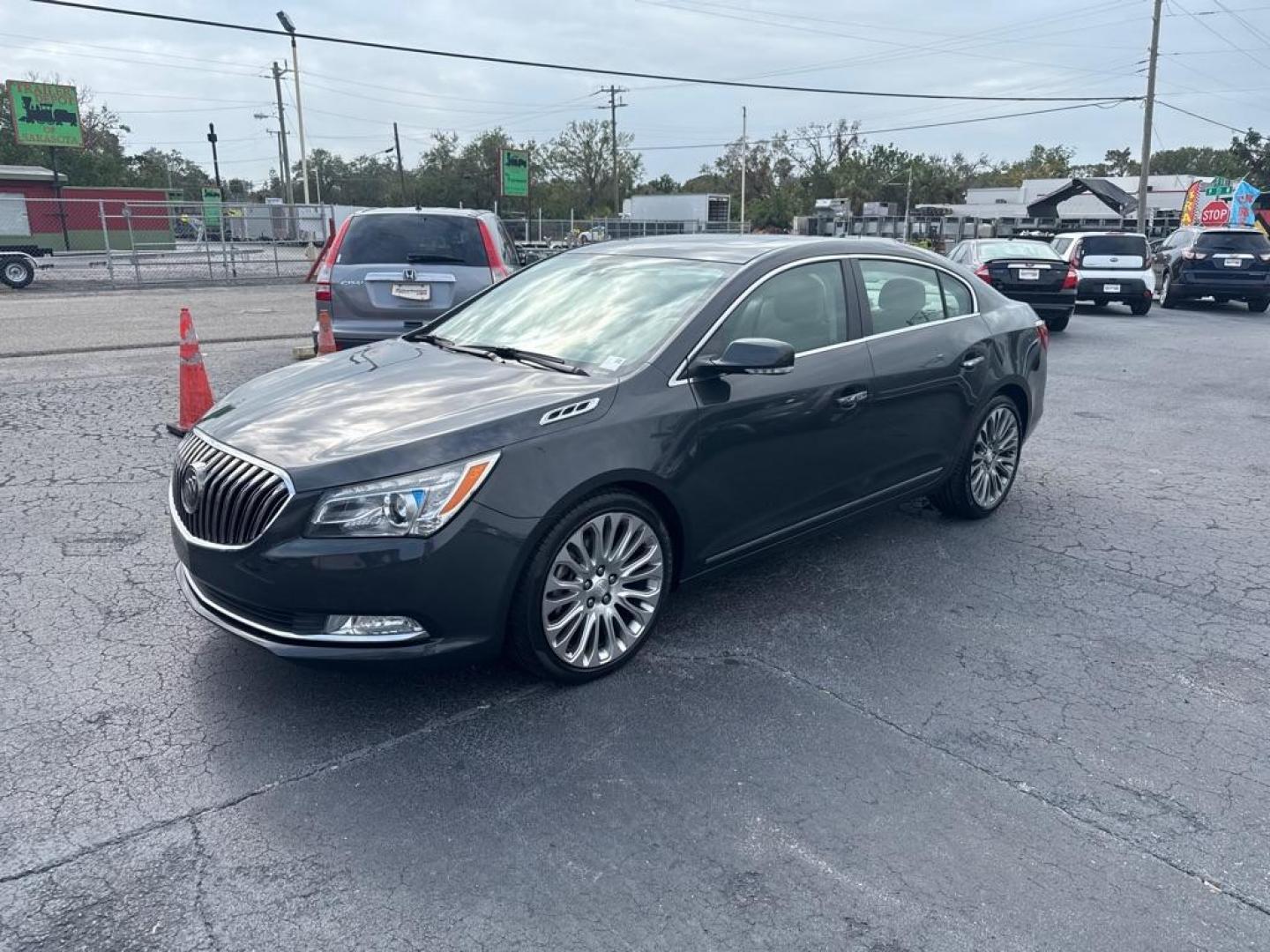 2014 BLACK BUICK LACROSSE TOURING (1G4GF5G34EF) with an 3.6L engine, Automatic transmission, located at 2929 9th St. West, Bradenton, 34205, (941) 242-2810, 27.473591, -82.570679 - Photo#3