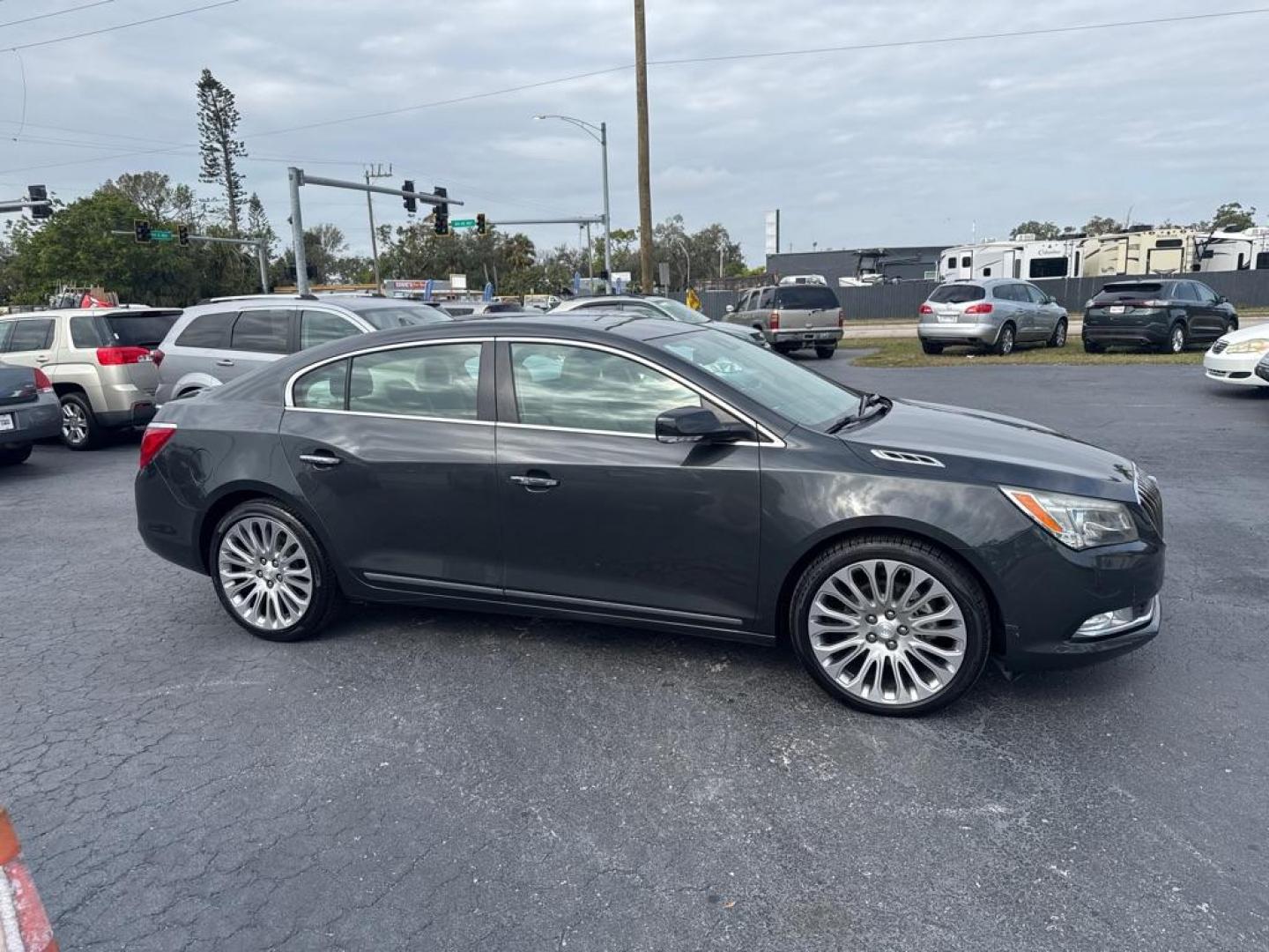 2014 BLACK BUICK LACROSSE TOURING (1G4GF5G34EF) with an 3.6L engine, Automatic transmission, located at 2929 9th St. West, Bradenton, 34205, (941) 242-2810, 27.473591, -82.570679 - Photo#7