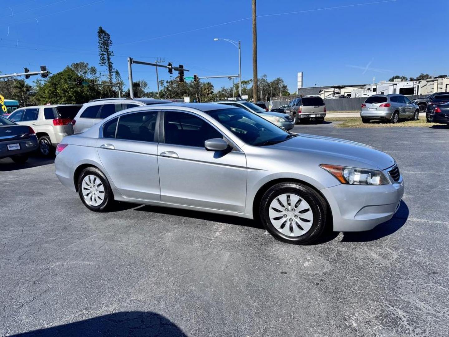 2010 SILVER HONDA ACCORD LX (1HGCP2F35AA) with an 2.4L engine, Automatic transmission, located at 2929 9th St. West, Bradenton, 34205, (941) 242-2810, 27.473591, -82.570679 - Photo#0