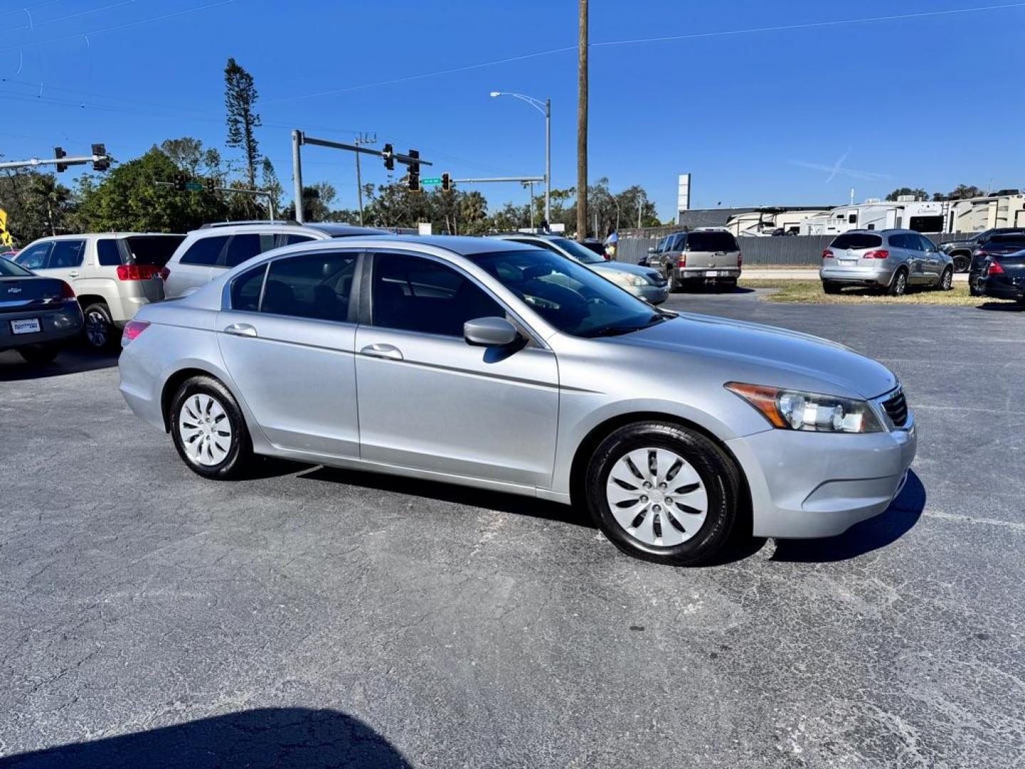 2010 SILVER HONDA ACCORD LX (1HGCP2F35AA) with an 2.4L engine, Automatic transmission, located at 2929 9th St. West, Bradenton, 34205, (941) 242-2810, 27.473591, -82.570679 - Photo#1