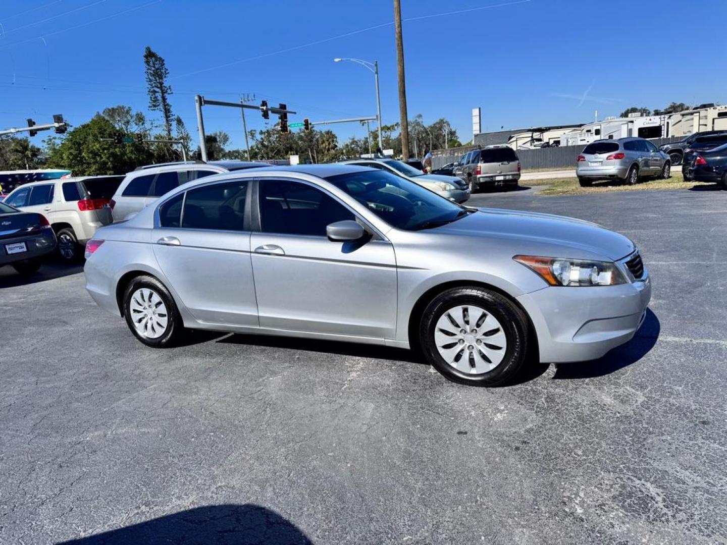 2010 SILVER HONDA ACCORD LX (1HGCP2F35AA) with an 2.4L engine, Automatic transmission, located at 2929 9th St. West, Bradenton, 34205, (941) 242-2810, 27.473591, -82.570679 - Photo#2