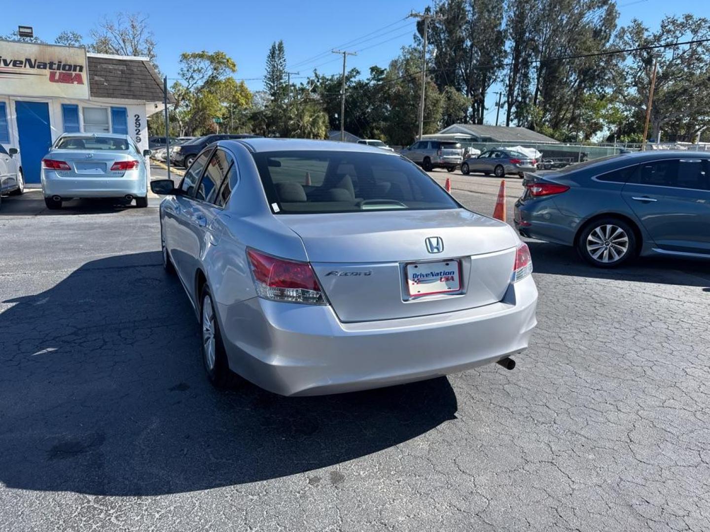 2010 SILVER HONDA ACCORD LX (1HGCP2F35AA) with an 2.4L engine, Automatic transmission, located at 2929 9th St. West, Bradenton, 34205, (941) 242-2810, 27.473591, -82.570679 - Photo#5