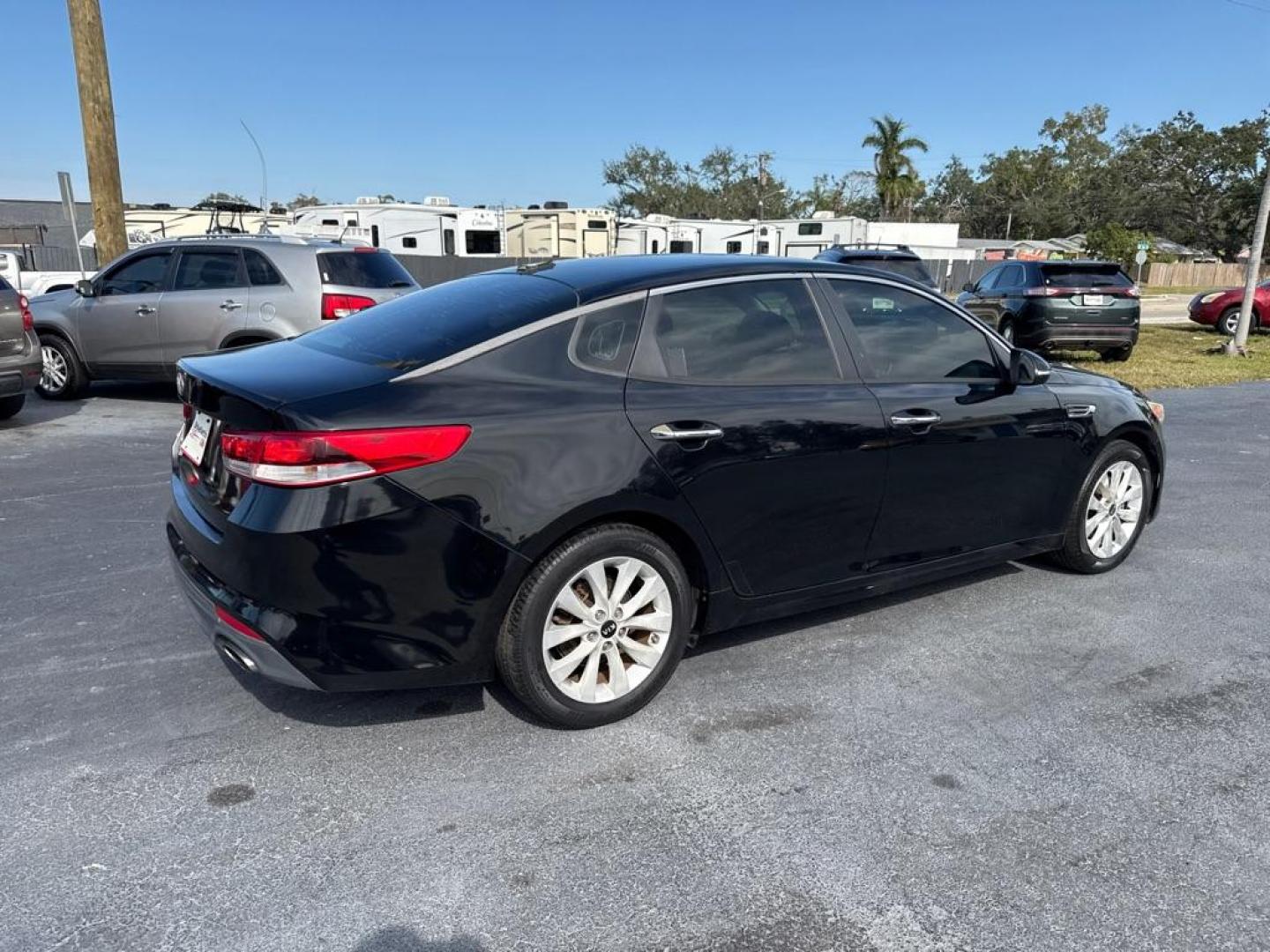 2016 BLACK KIA OPTIMA LX (5XXGT4L35GG) with an 2.4L engine, Automatic transmission, located at 2929 9th St. West, Bradenton, 34205, (941) 242-2810, 27.473591, -82.570679 - Thanks for inquring into DriveNation USA! All vehicles listed can be viewed at www.drivenationusa.com for vehicle history reports and additonal info. We cannot quote any terms such as down payments or monthly payments without an application. You can apply directly at www.drivenationusa.com or by con - Photo#8