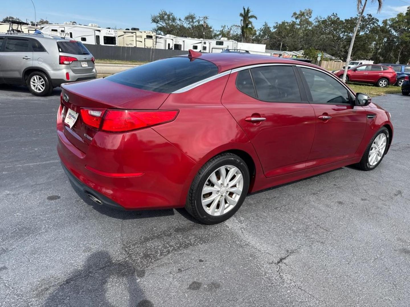 2015 RED KIA OPTIMA EX (5XXGN4A71FG) with an 2.4L engine, Automatic transmission, located at 2929 9th St. West, Bradenton, 34205, (941) 242-2810, 27.473591, -82.570679 - Thanks for inquring into DriveNation USA! All vehicles listed can be viewed at www.drivenationusa.com for vehicle history reports and additonal info. We cannot quote any terms such as down payments or monthly payments without an application. You can apply directly at www.drivenationusa.com or by con - Photo#8