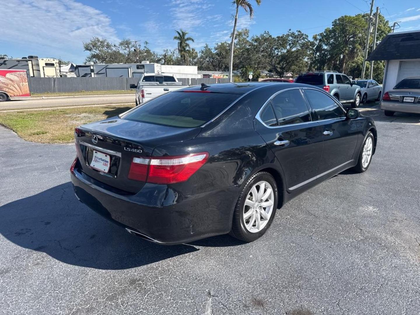 2008 BLACK LEXUS LS 460 (JTHBL46F185) with an 4.6L engine, Automatic transmission, located at 2929 9th St. West, Bradenton, 34205, (941) 242-2810, 27.473591, -82.570679 - Photo#8