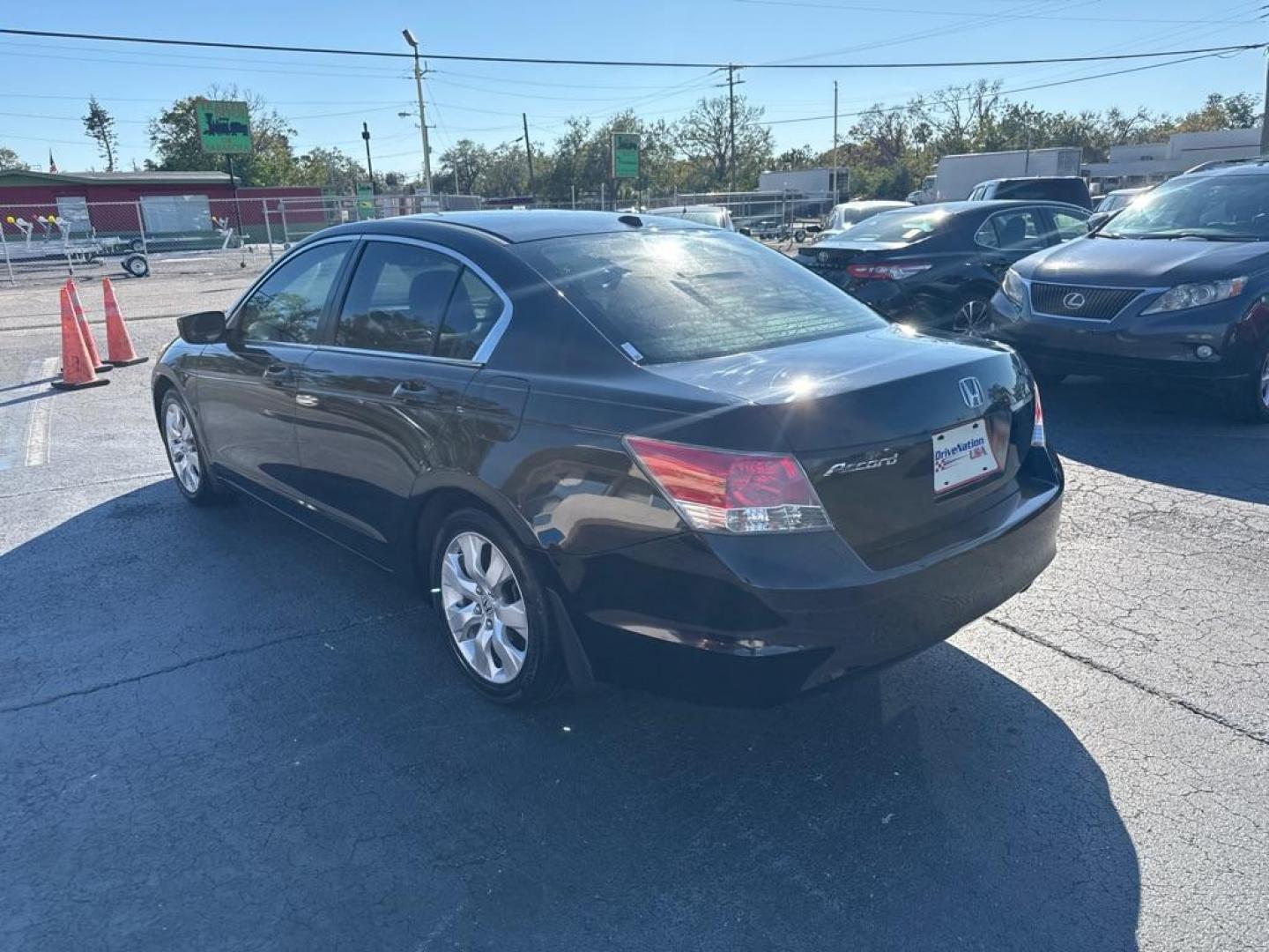 2008 BLACK HONDA ACCORD EXL (JHMCP26828C) with an 2.4L engine, Automatic transmission, located at 2929 9th St. West, Bradenton, 34205, (941) 242-2810, 27.473591, -82.570679 - Photo#6