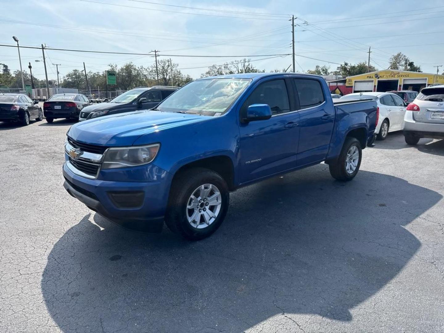 2018 BLUE CHEVROLET COLORADO LT (1GCGSCEA7J1) with an 2.5L engine, Automatic transmission, located at 2929 9th St. West, Bradenton, 34205, (941) 242-2810, 27.473591, -82.570679 - Photo#3